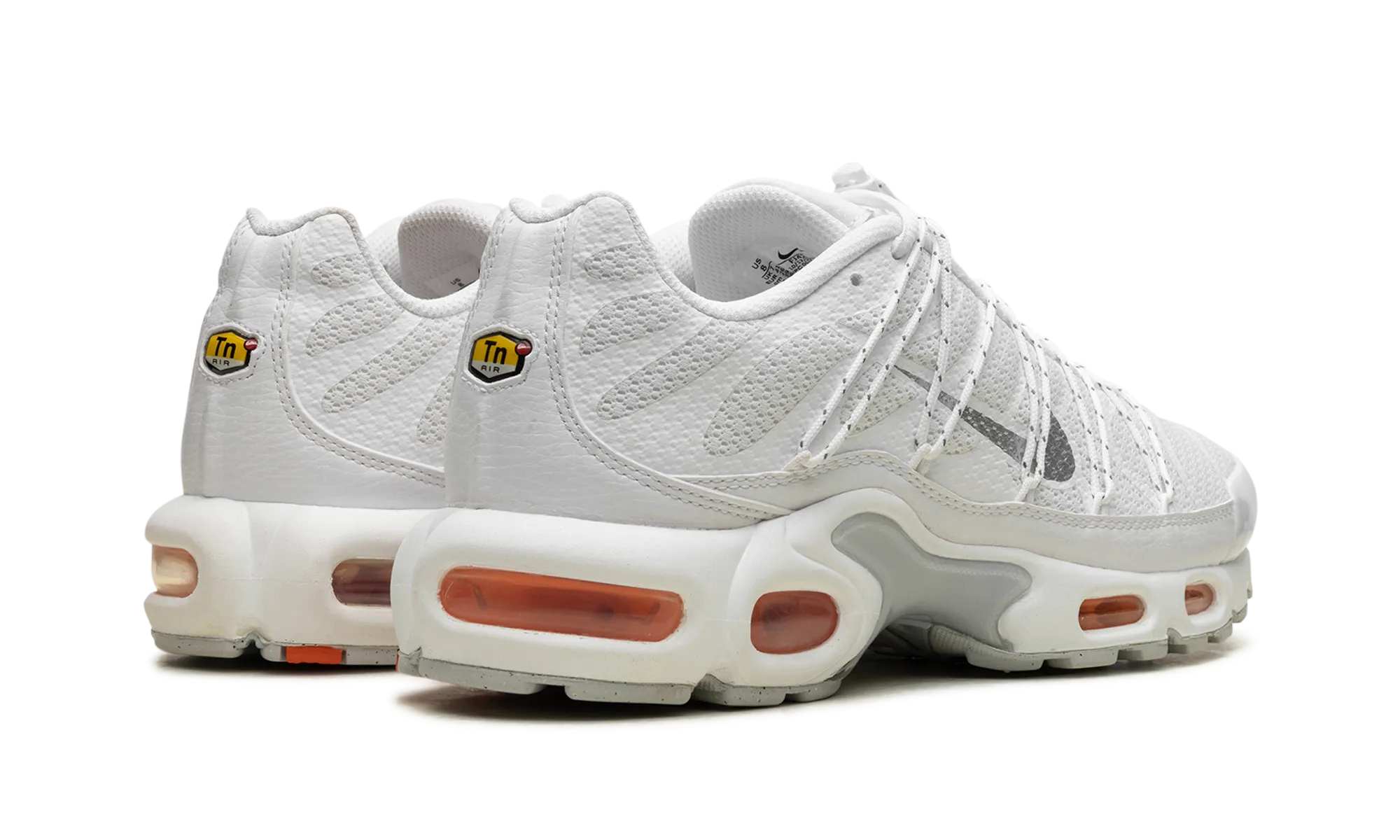 Air Max Plus Utility "White Safety Orange" mental health running shoe benefit