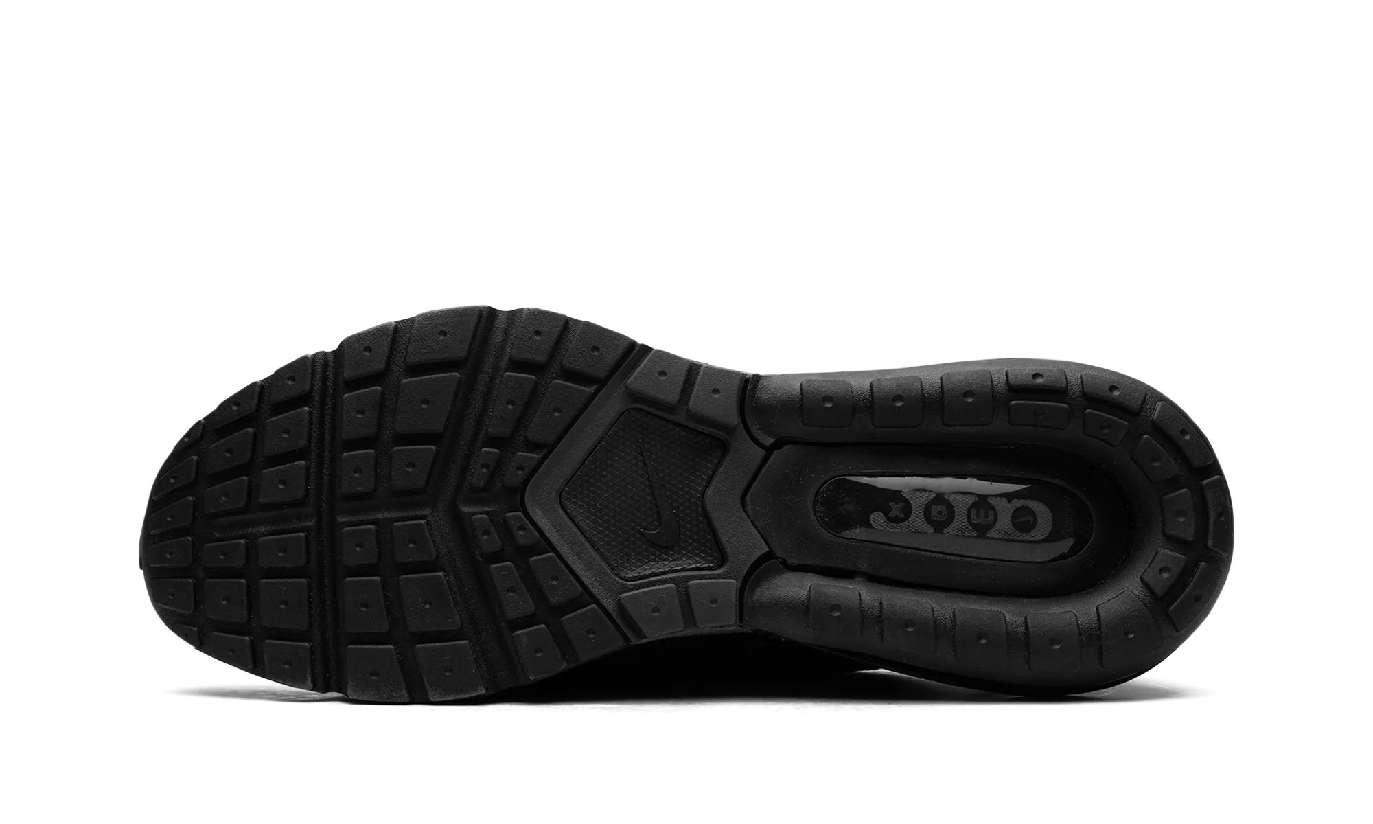 AIR MAX PULSE "TRIPLE BLACK" Technology-rich feature historical - themed running wear