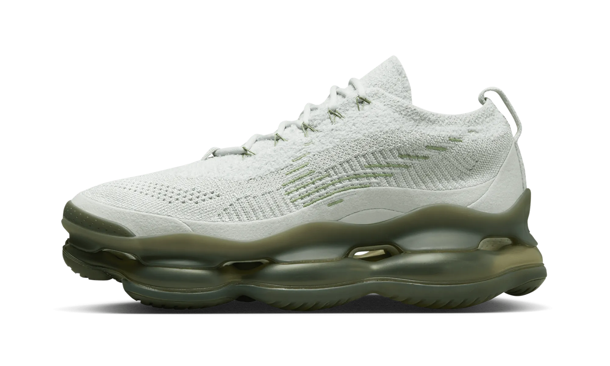 weekday running footwear long - distance capable AIR MAX SCORPION FLYKNIT "Silver"