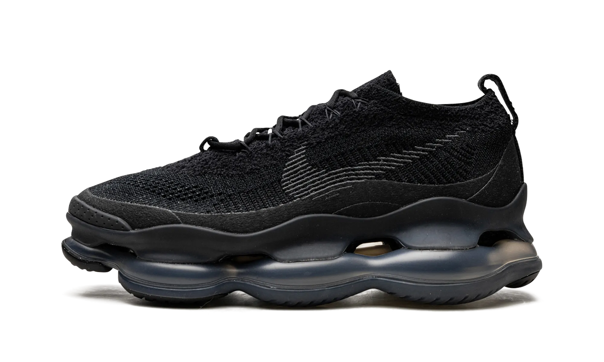 Air Max Scorpion Flyknit "Triple Black" leather shoes MDOutsole