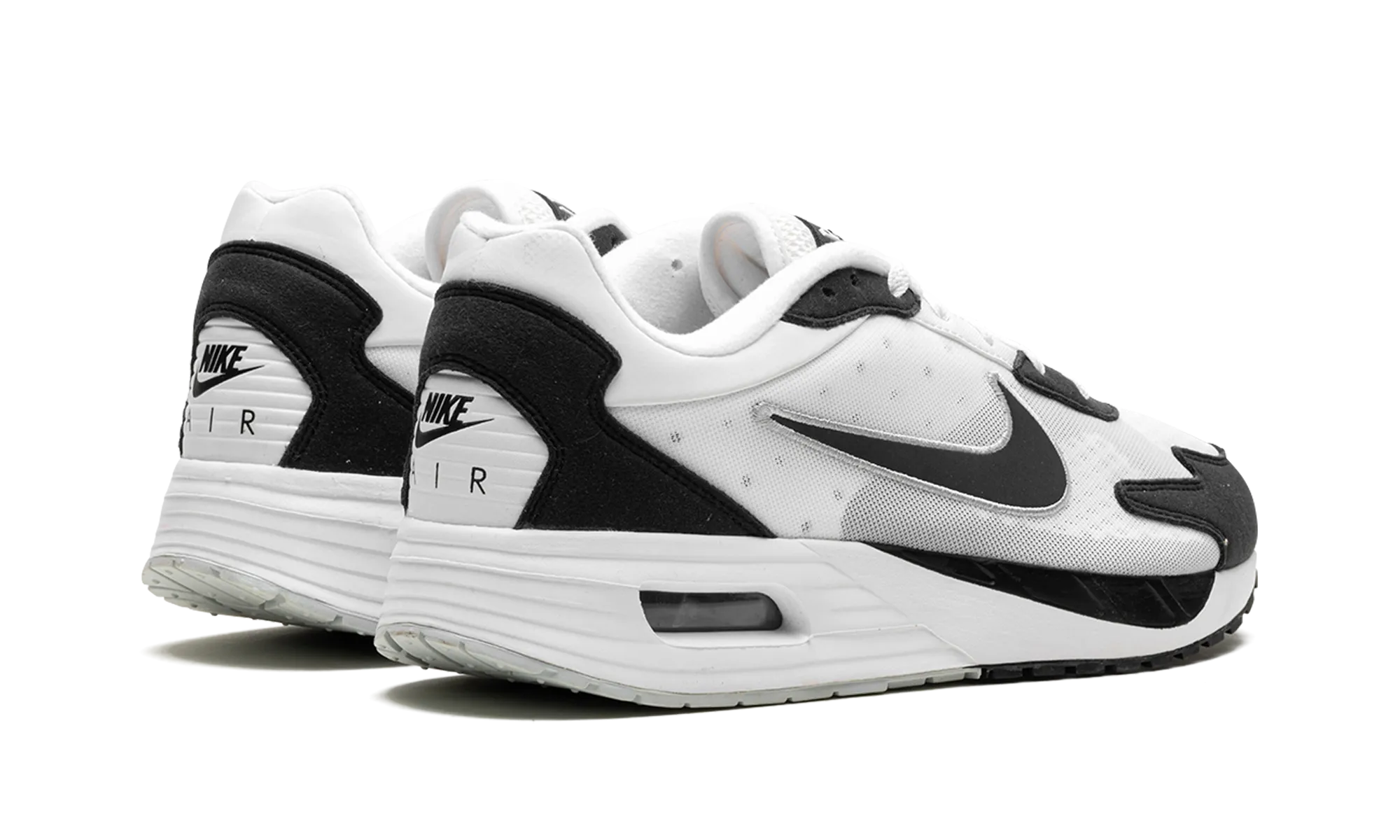 Air Max Solo "White Black" youth running shoes windy