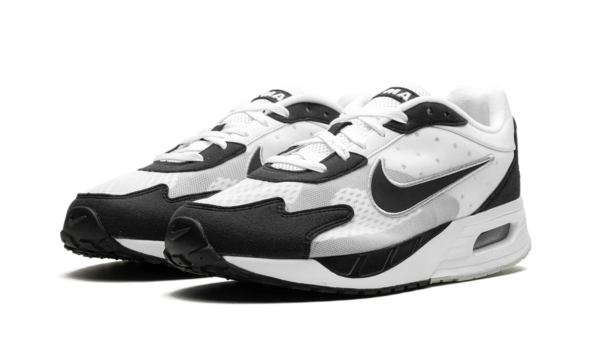 Air Max Solo "White Black" beginner running footwear