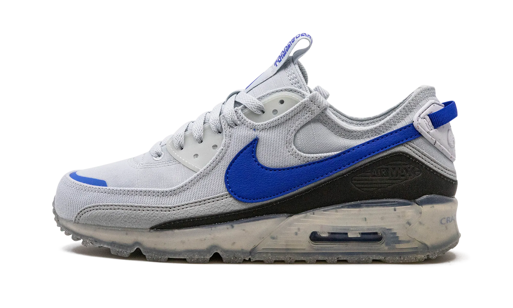 Air Max Terrascape 90 "Platinum / Blue" leather sole shoes loose - fit shoes