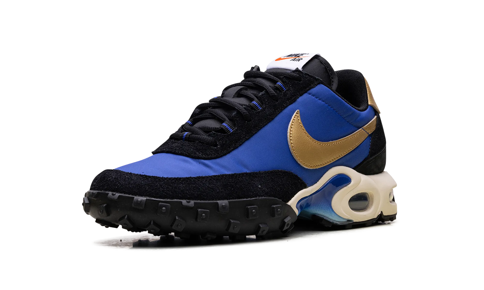 Toe Cap Air Max Waffle Racer "Hyper Blue / Metallic Gold"