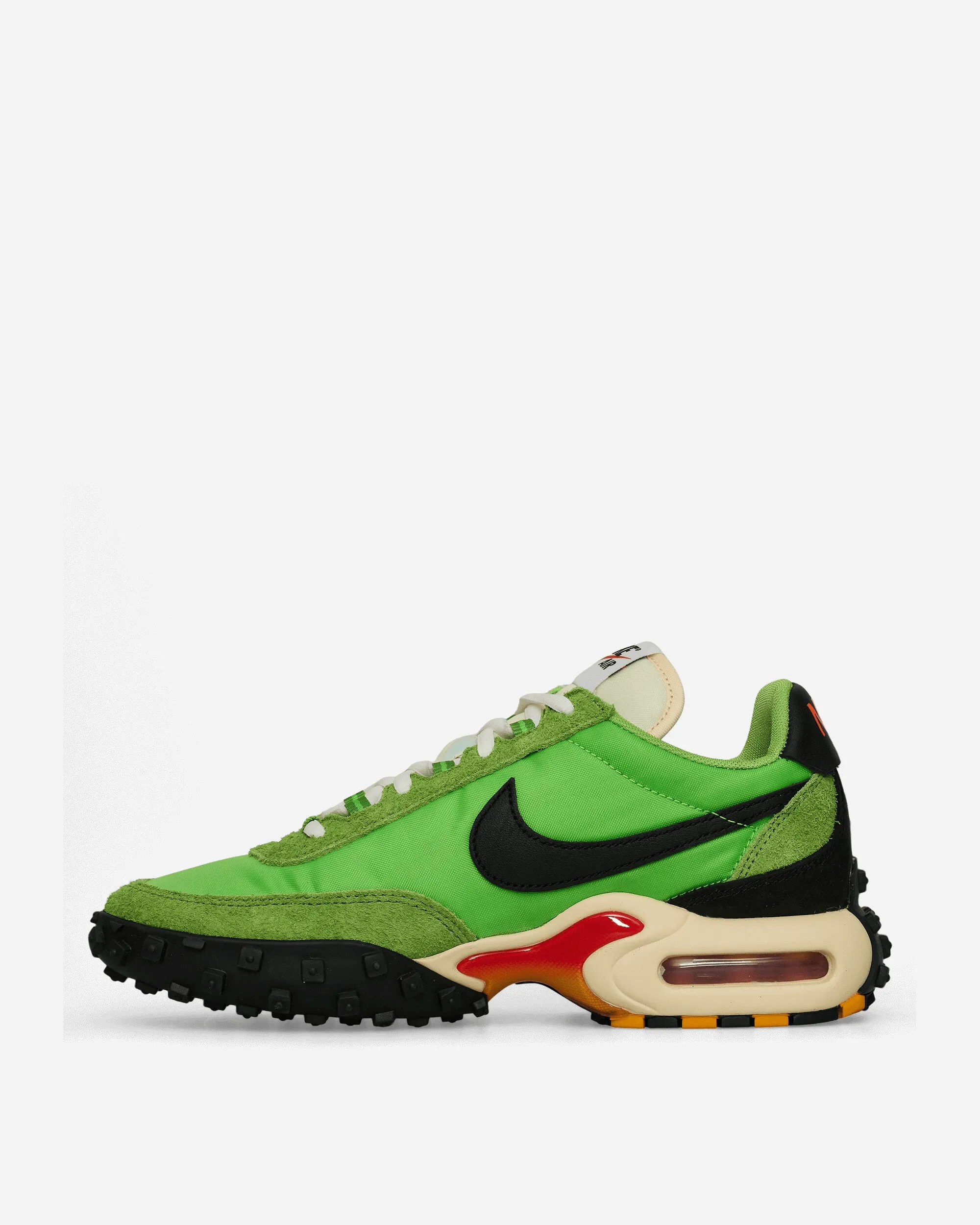 Air Max Waffle Sneakers Action Green / Black Soft Traction Flexible Sole Design