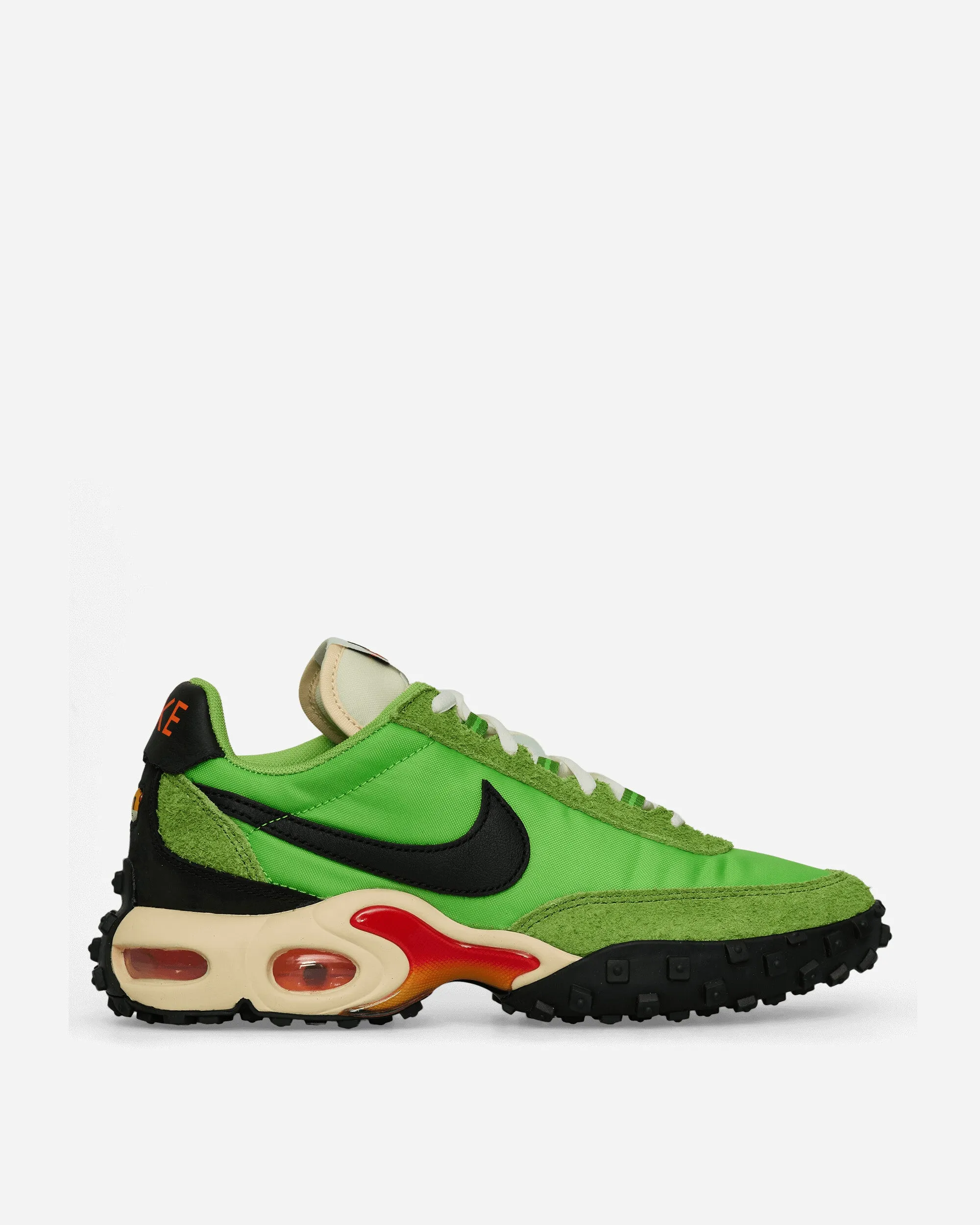 Air Max Waffle Sneakers Action Green / Black Functional Gear Flexible Chassis