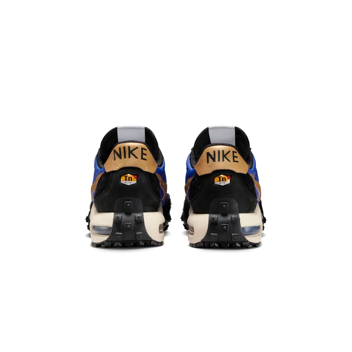 Air Max Waffle SP 'Black Hyper Blue' basketball shoes Slip-resistant look