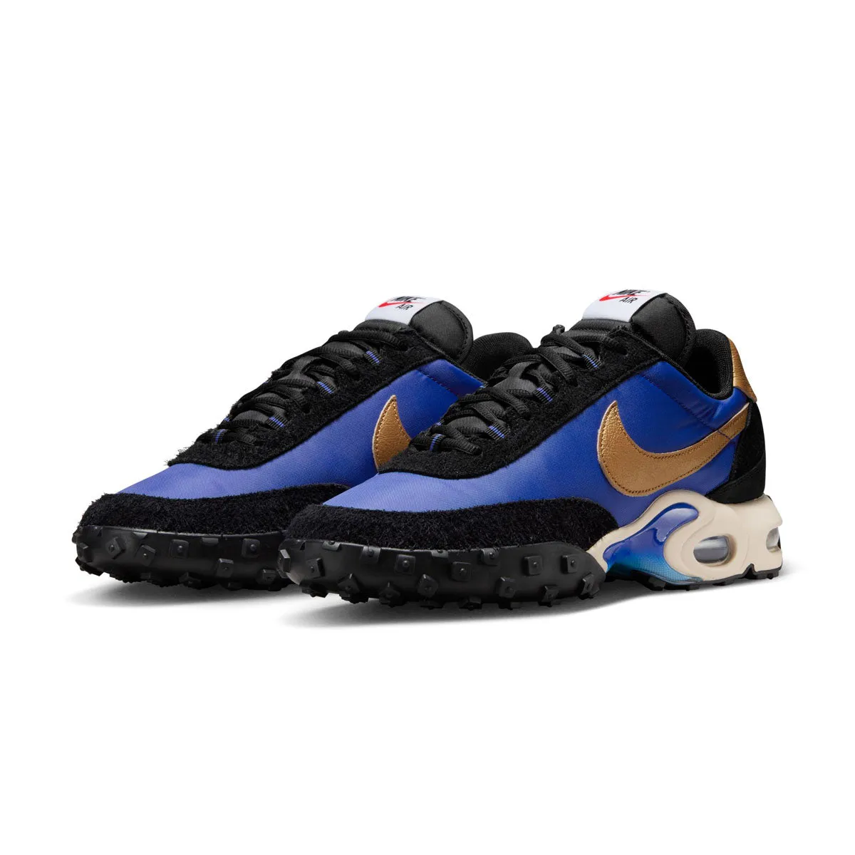 sole Air Max Waffle SP 'Black Hyper Blue'