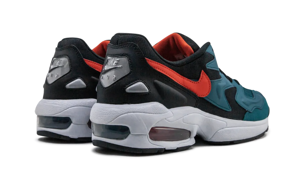 hidden lacing shoes Air Max2 Light "NAVY"