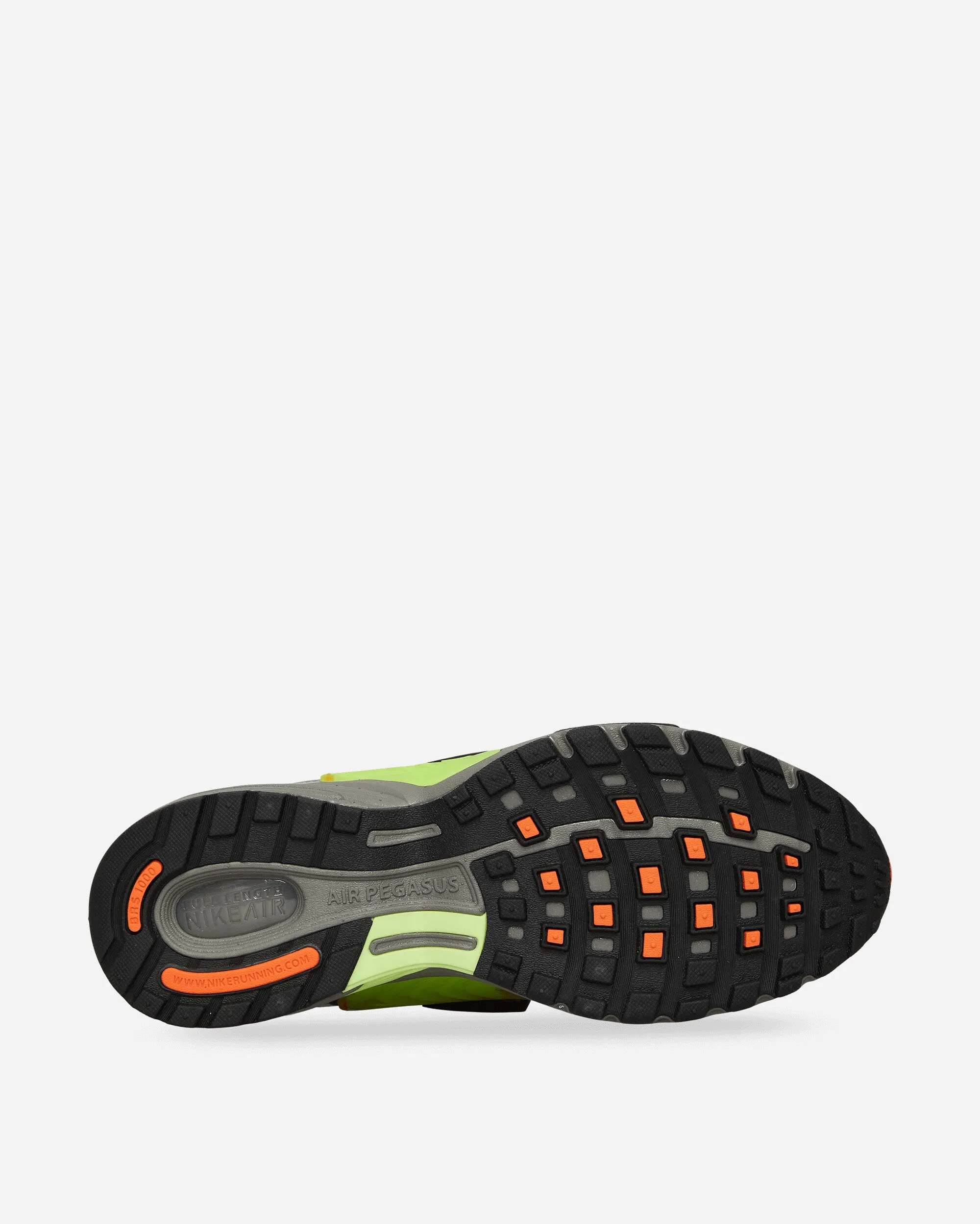 Air Pegasus Wave Sneakers Black / Flat Pewter / Safety Orange Comfort Enhanced Stability