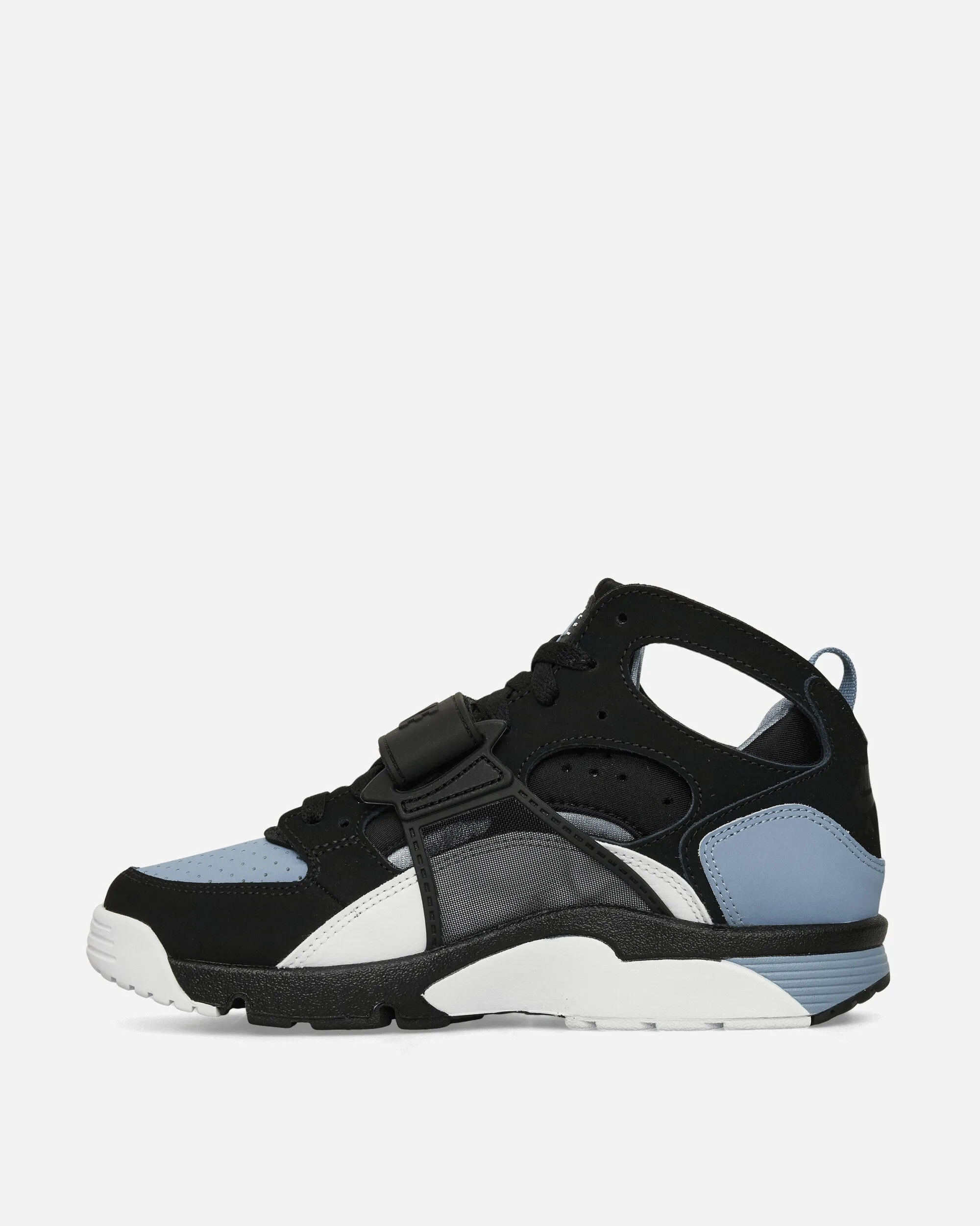 No Hassle Comfortable Linings Air Trainer Huarache Sneakers Black / Cool Blue
