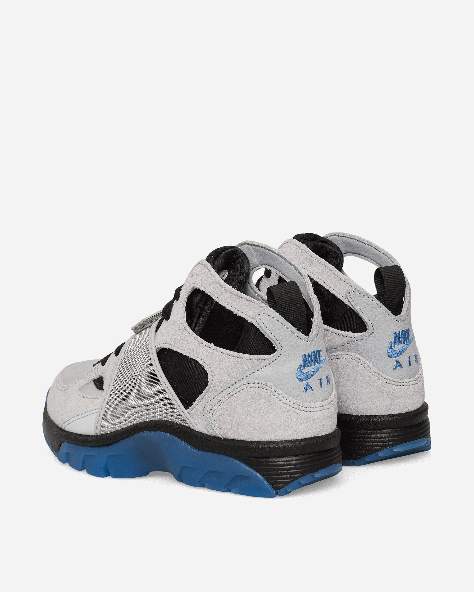Air Trainer Huarache Sneakers Wolf Grey / Star Blue / Black Anti   Bacterial