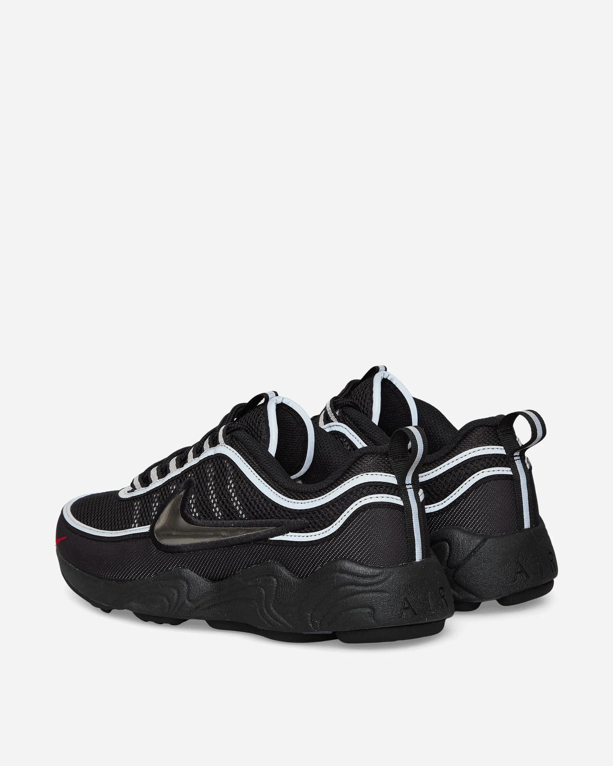 Anti Perspiration Bold Detail Air Zoom Spiridon Sneakers Black / Metallic Silver