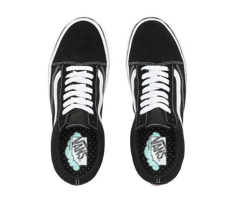 Textured Grip Vans Unisex Comfycush Old Skool (Black/White)