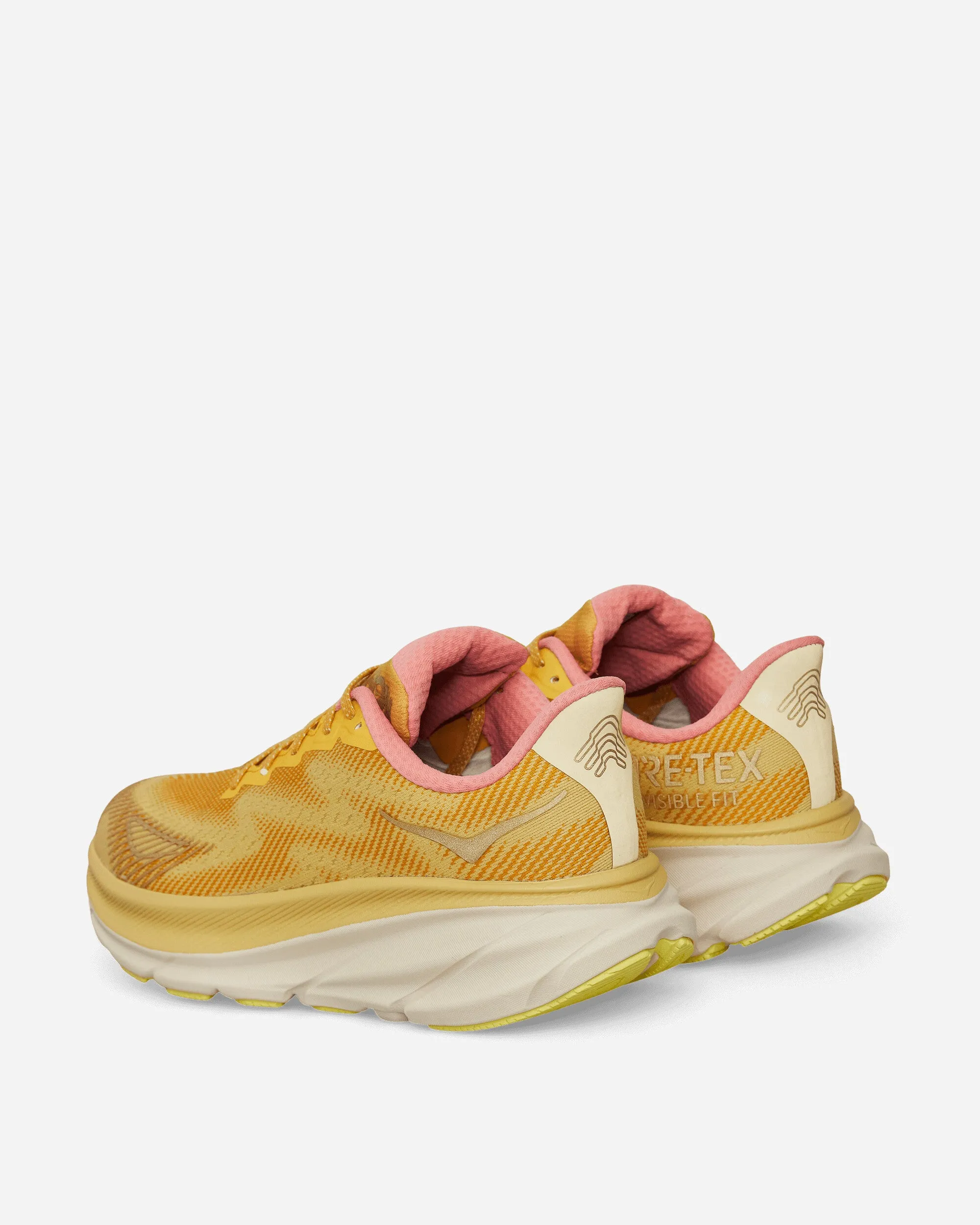 Stealth/Tech Clifton 9 GORE-TEX Sneakers Varsity Yellow / Vanilla Adaptive Lace Tension Fast Fit