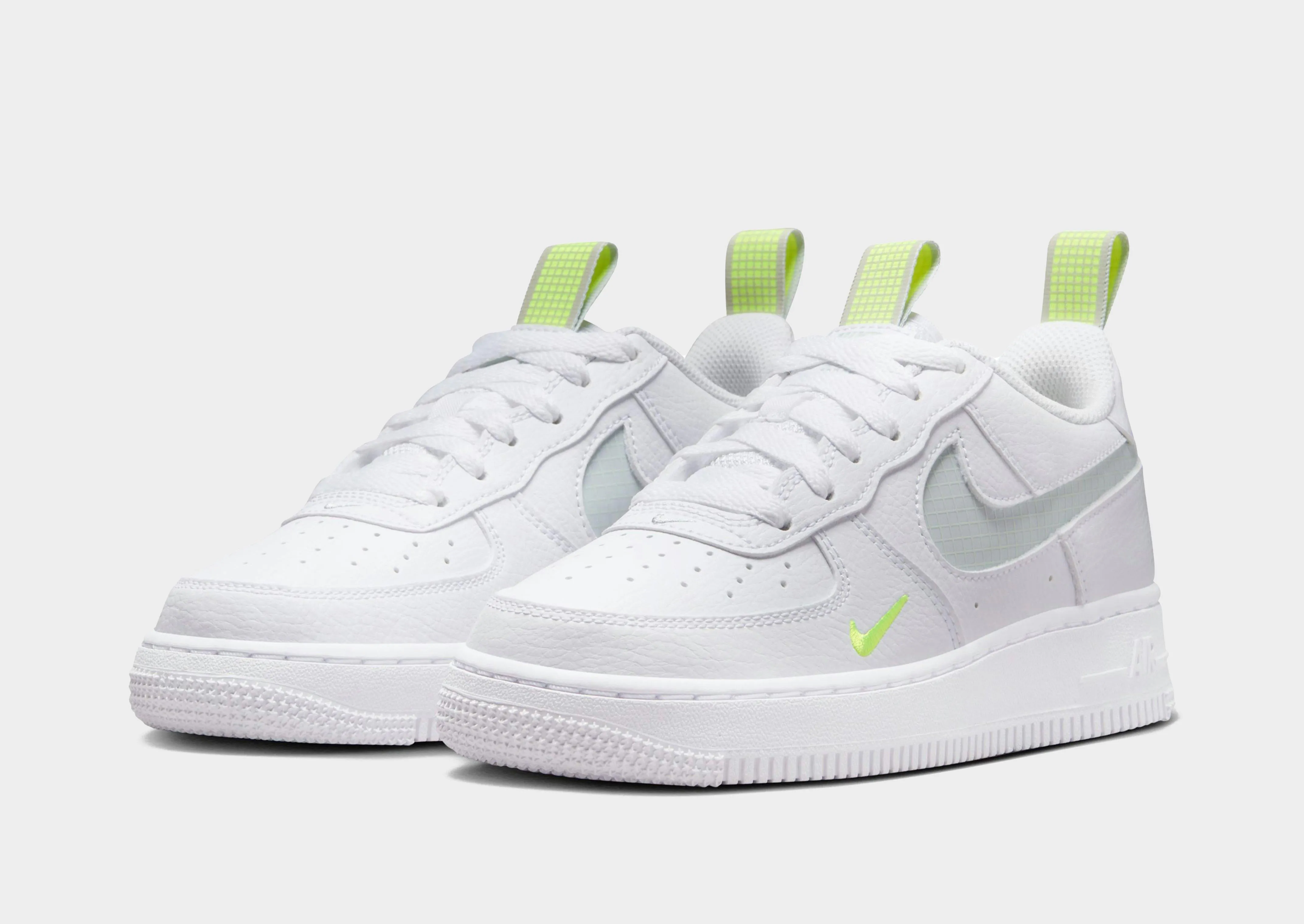 Court Grip Compression Resistant Midsole Air Force 1 LV8 Junior's