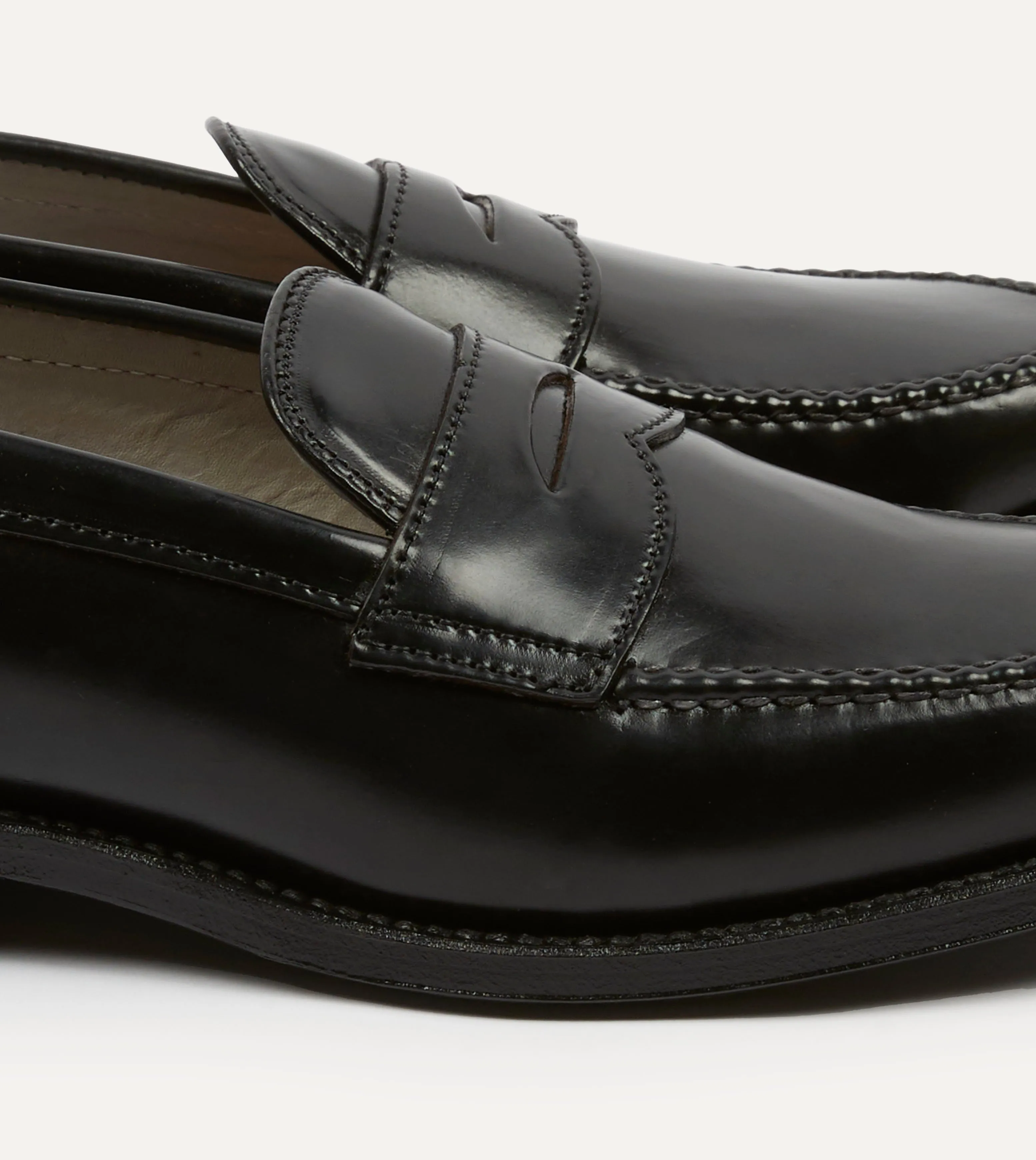Special Day Alden Black Cordovan Handsewn Leisure Loafer