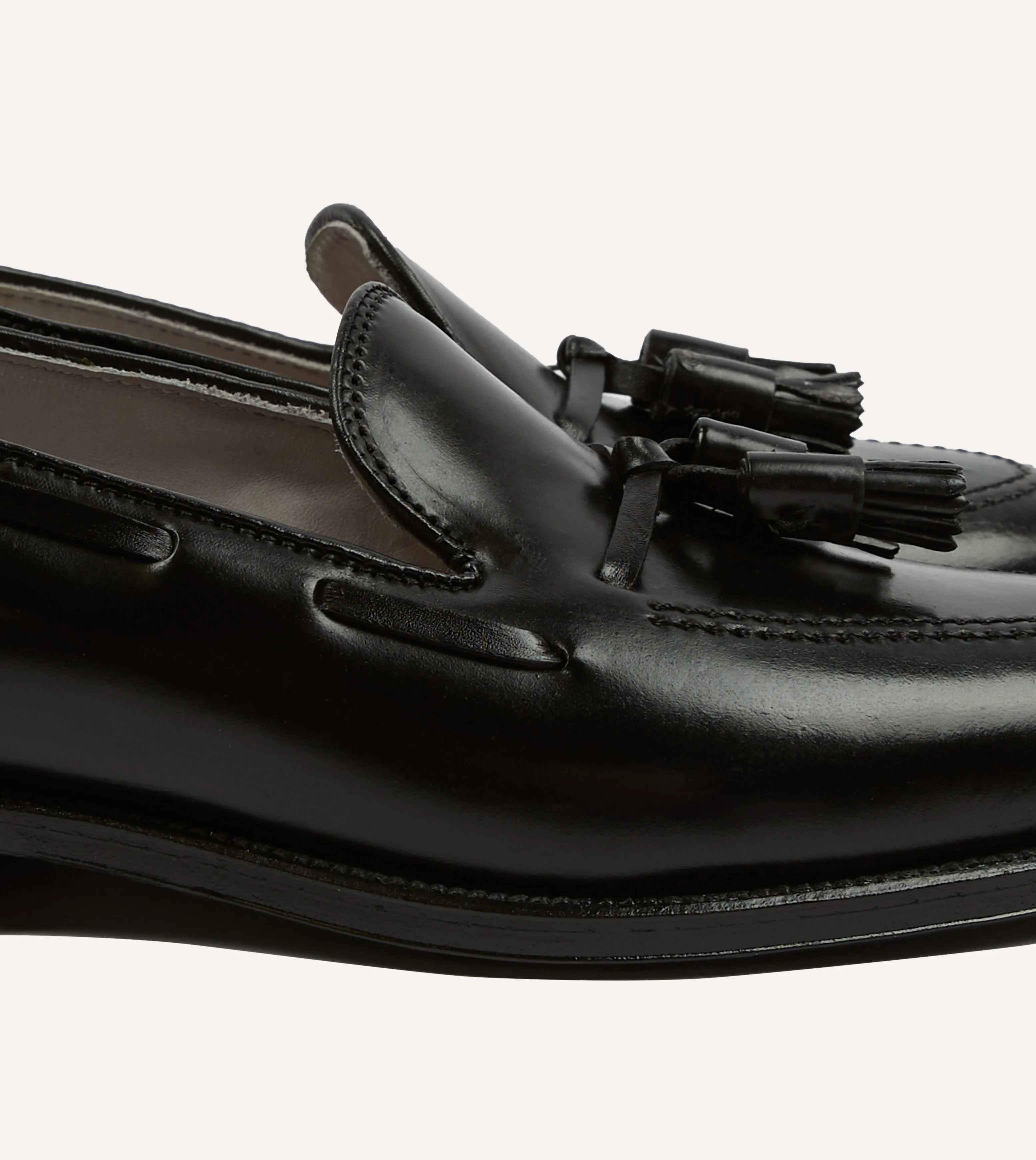Alden Black Cordovan Tassel Loafer Dance Shade