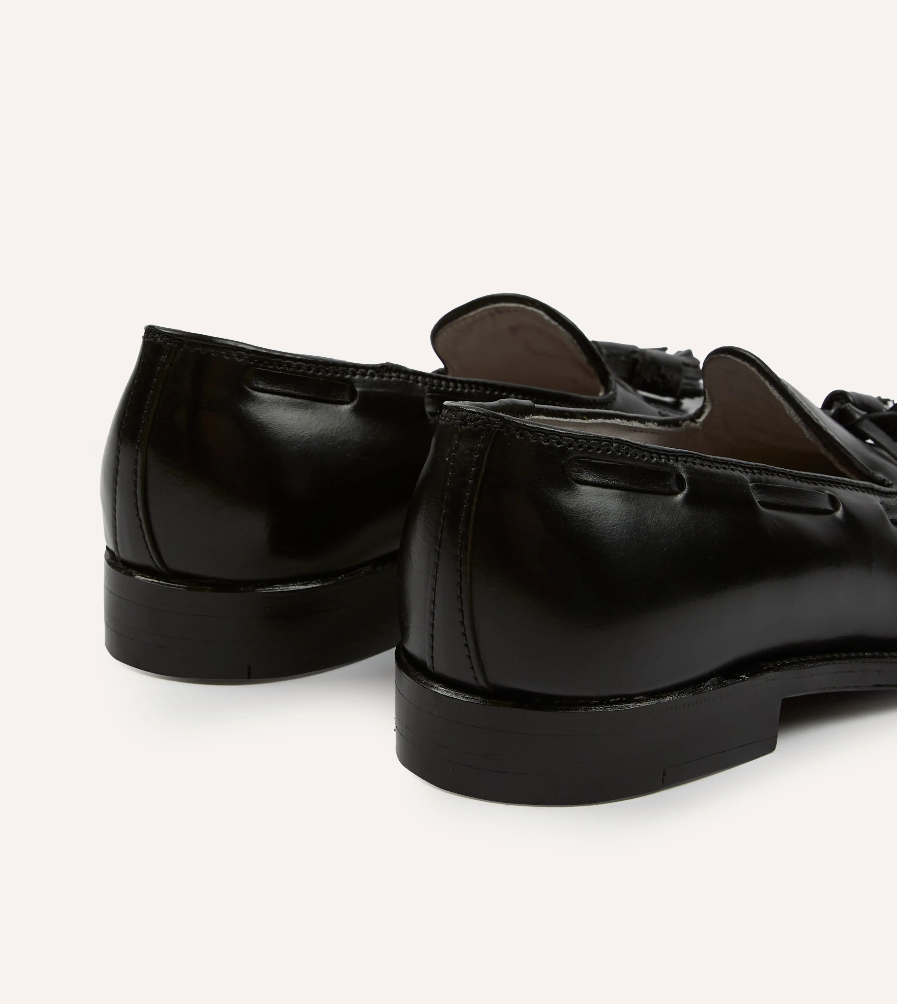 Low Rise Alden Black Cordovan Tassel Loafer