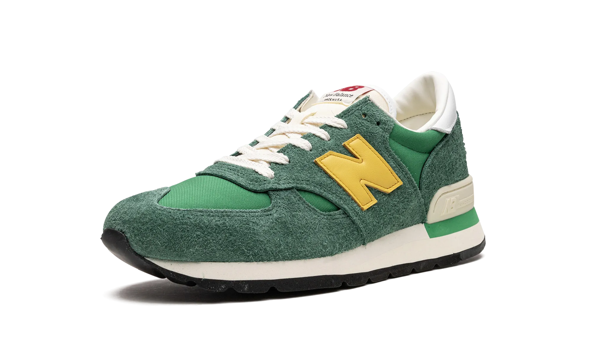 990 V1 "Green/Gold" midfoot - support running gear heel - support - system