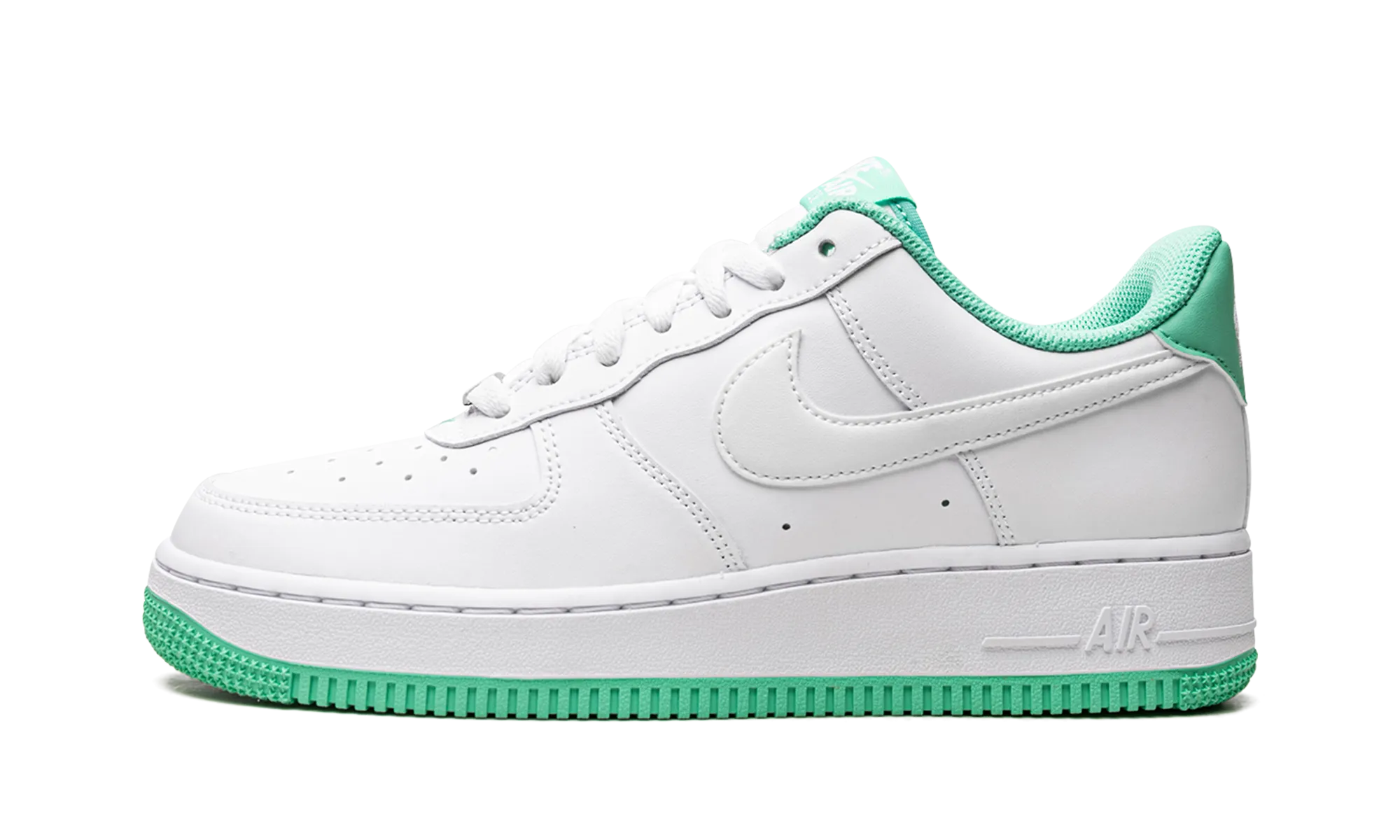 Air Force 1 Low "Mint" Elastic Goring System Travel Light