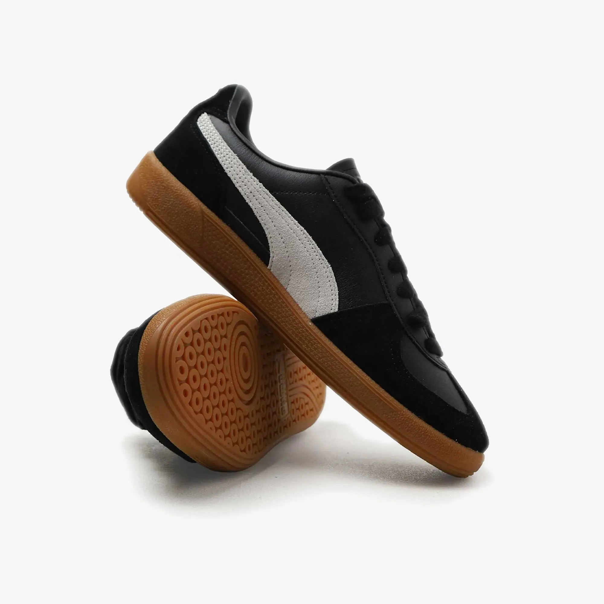 PUMA | PALERMO LEATHER { BLACK/GRAY Chase Hike Daily Utility