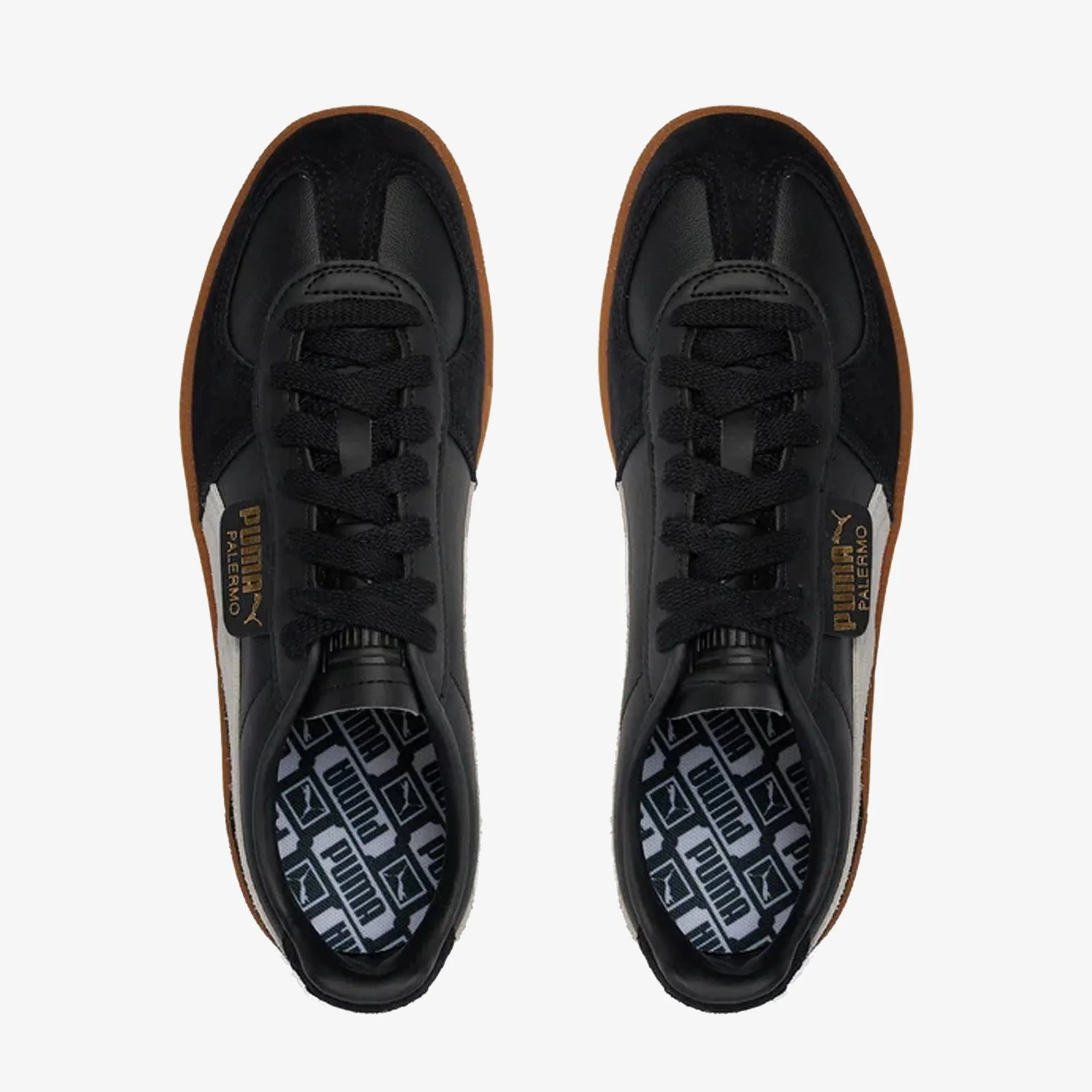 Chase Step Shadow Look PUMA | PALERMO LEATHER { BLACK/GRAY