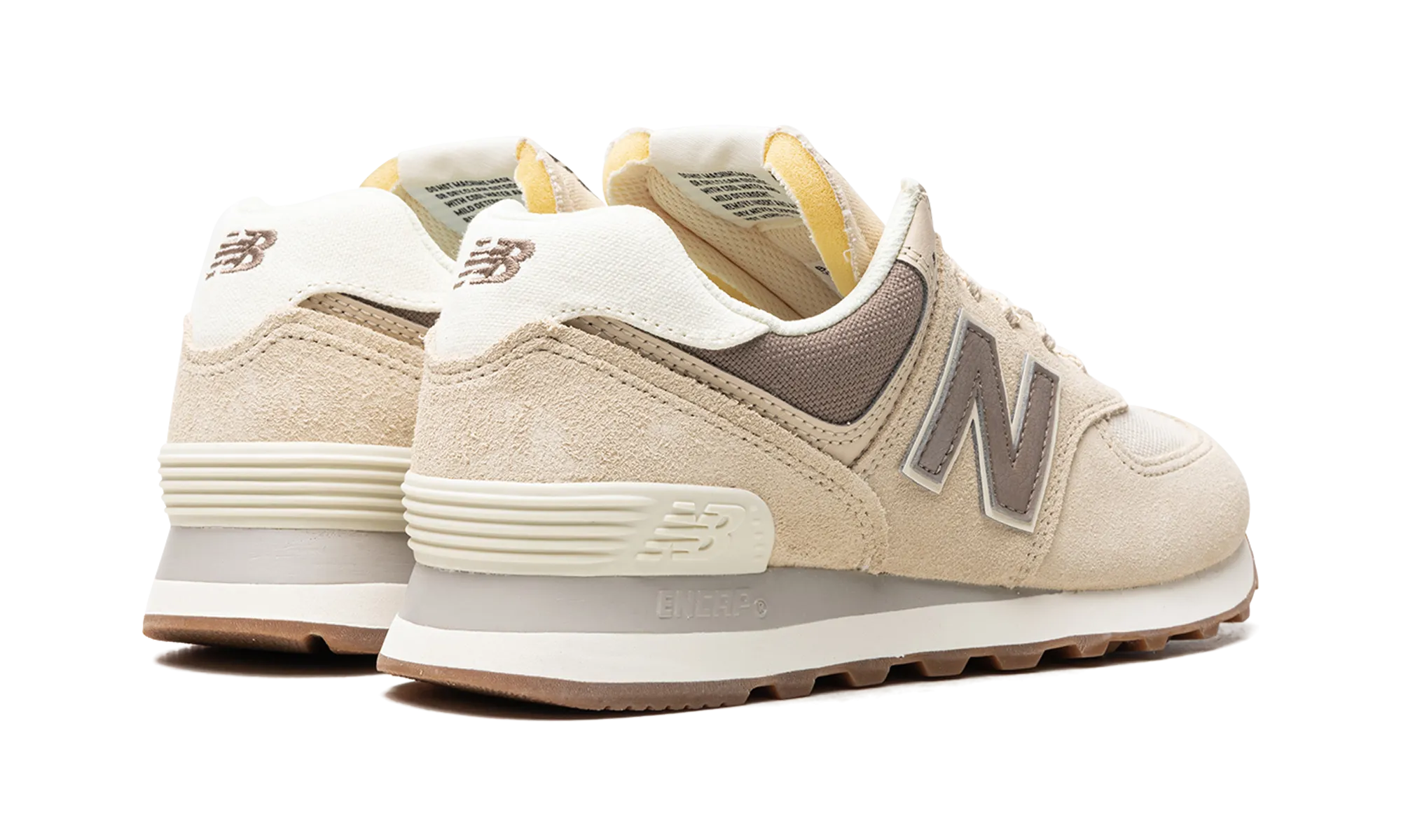 574 WMNS "Beige Brown" Racing running