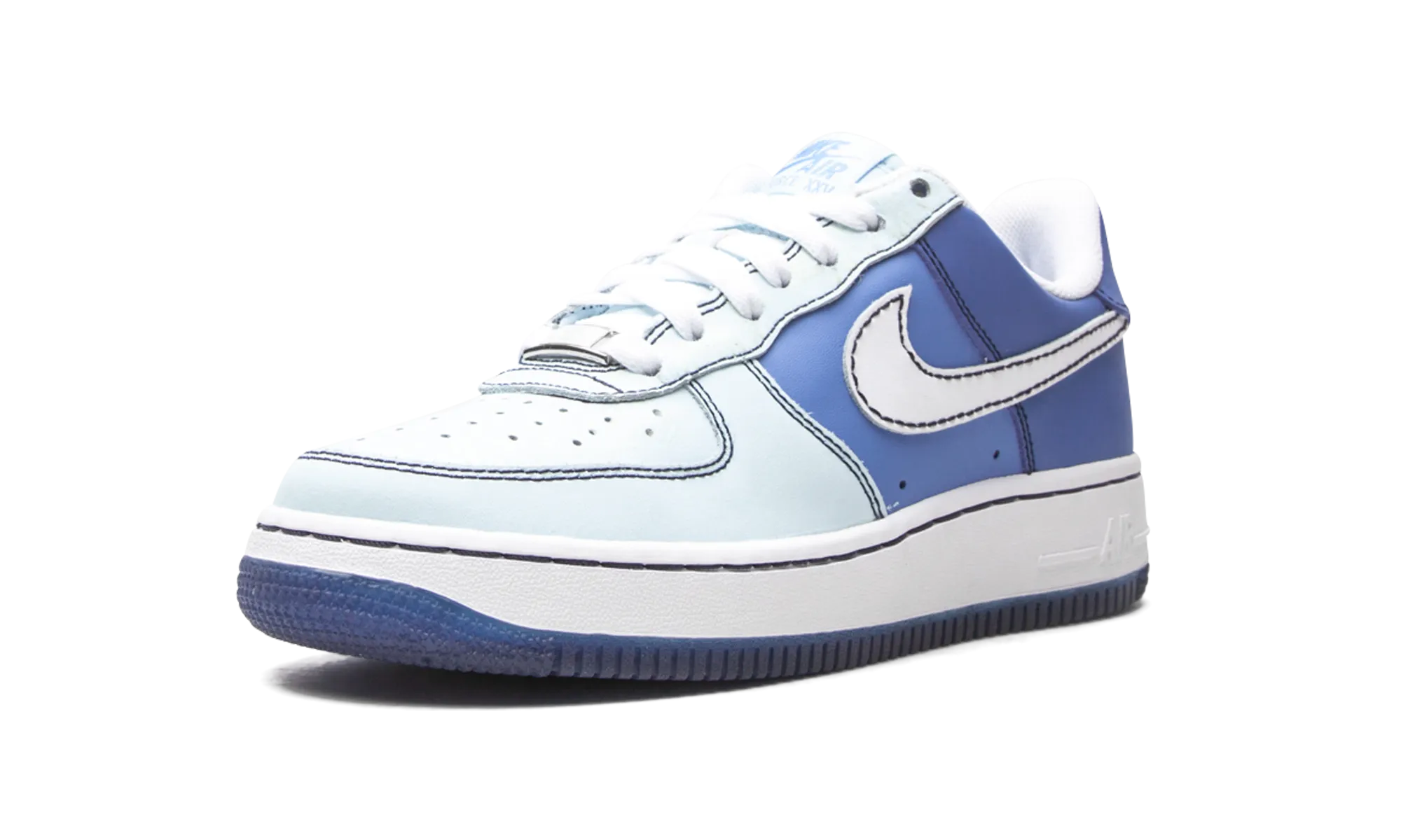 Air Force 1 GS "Glacier Blue" Cushioned Midsole Tech Knit Surface