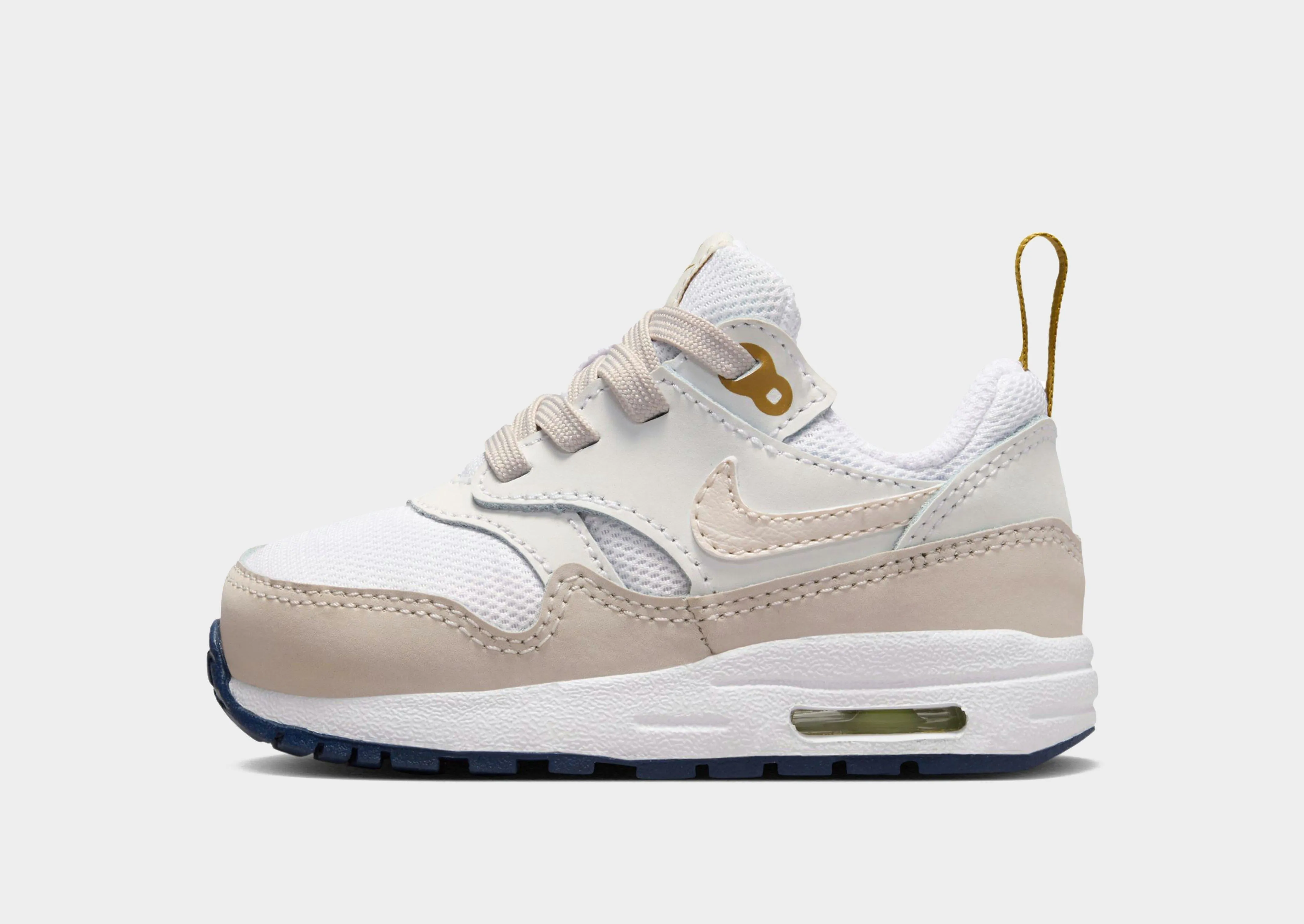 leather running shoes Air Max 1 EasyOn Infant's
