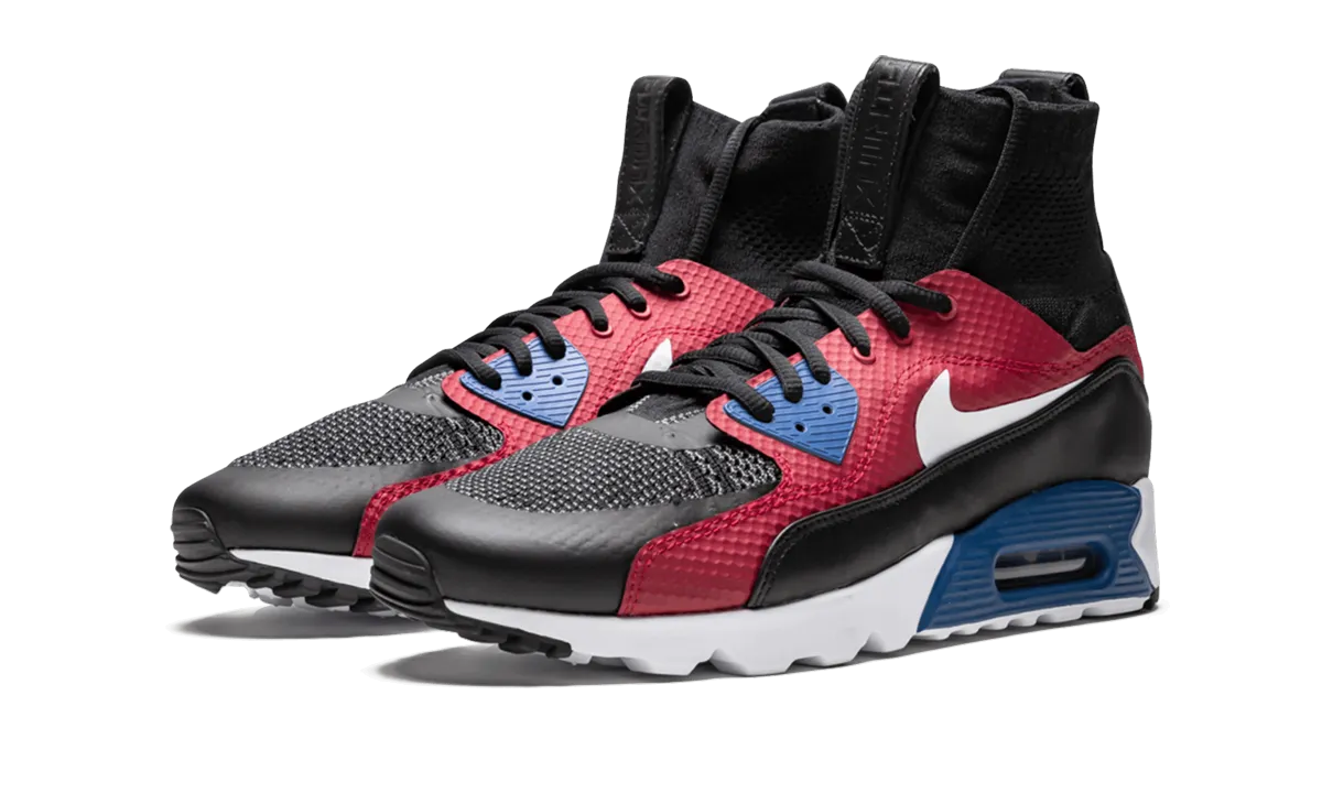 Air Max 90 Ultra Superfly running in a swimming pool area shoes proven