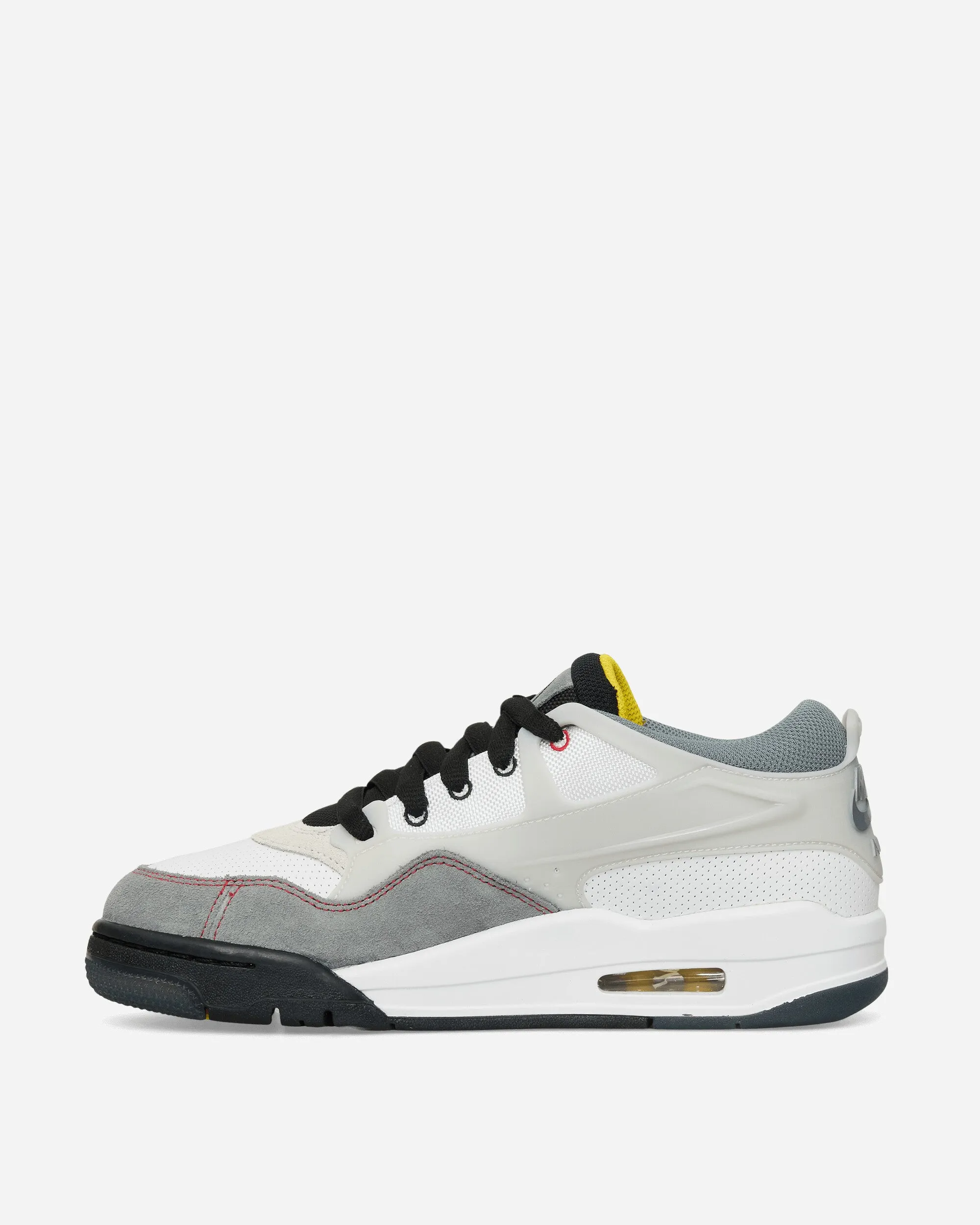 Odor Resistant Lining Abrasion Resistant Welding Air Jordan 4 RM Premium Sneakers White / Smoke Gray