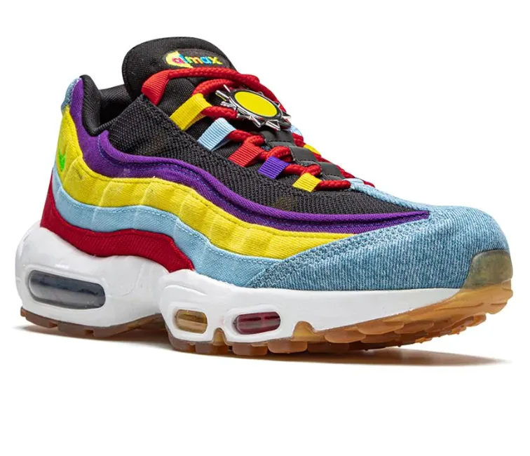 Mid Top Design Speed Comfort Men's Nike Air Max 95 SP (Rainbow)