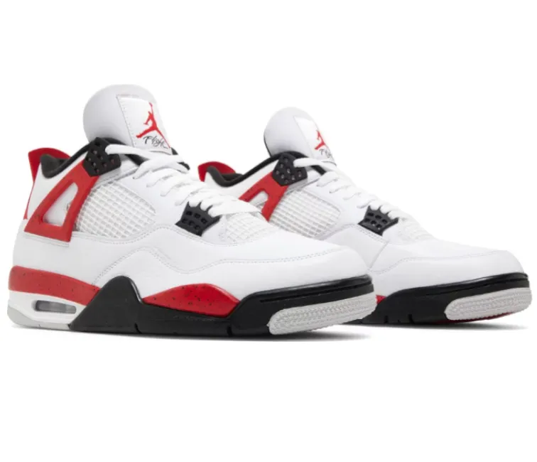 Mid   Top Style Low Top Profile Men's Nike Air Jordan 4 Retro (Red Cement)