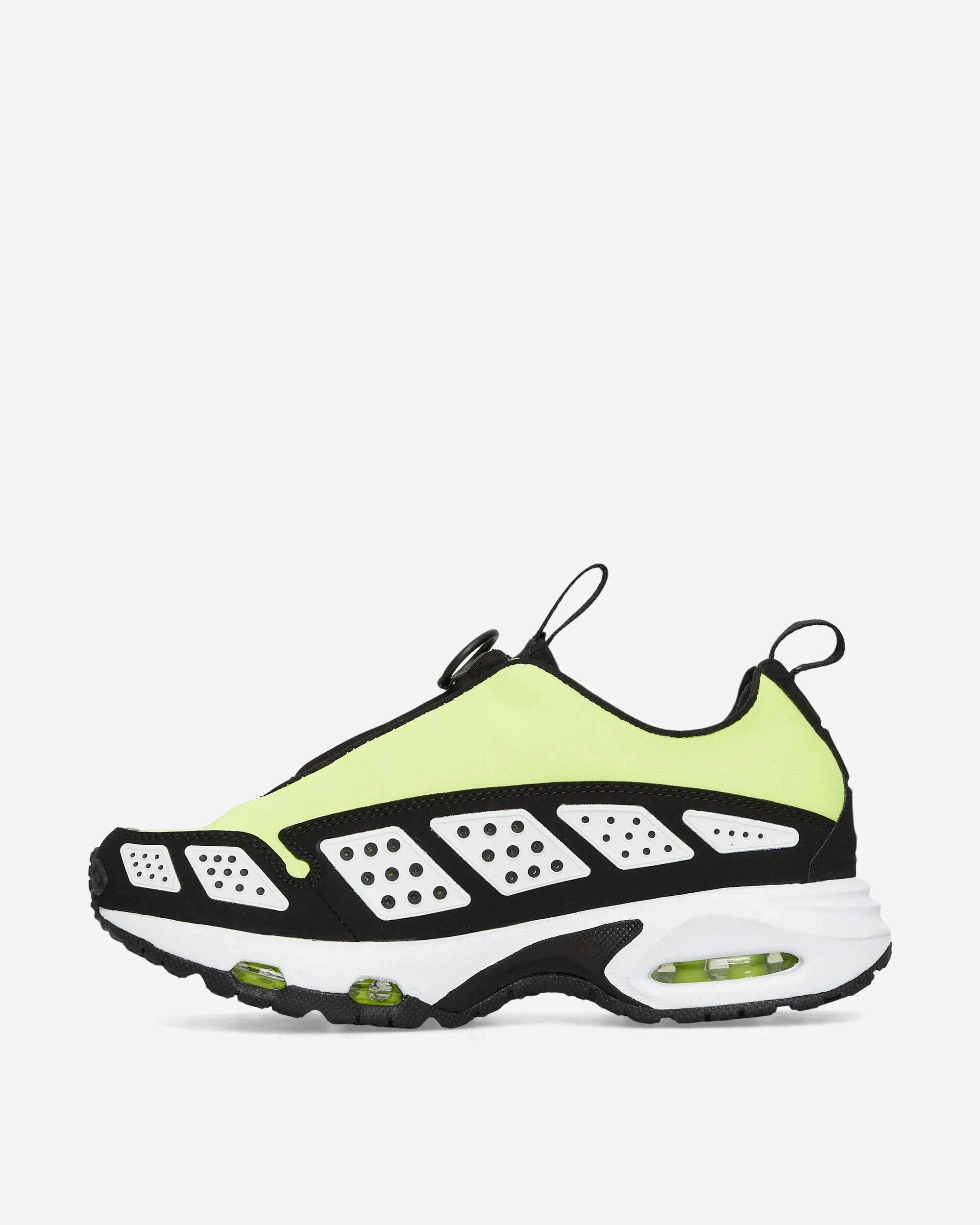 Women's Air Max SNDR Sneakers Volt / Black Knit Fabric Construction