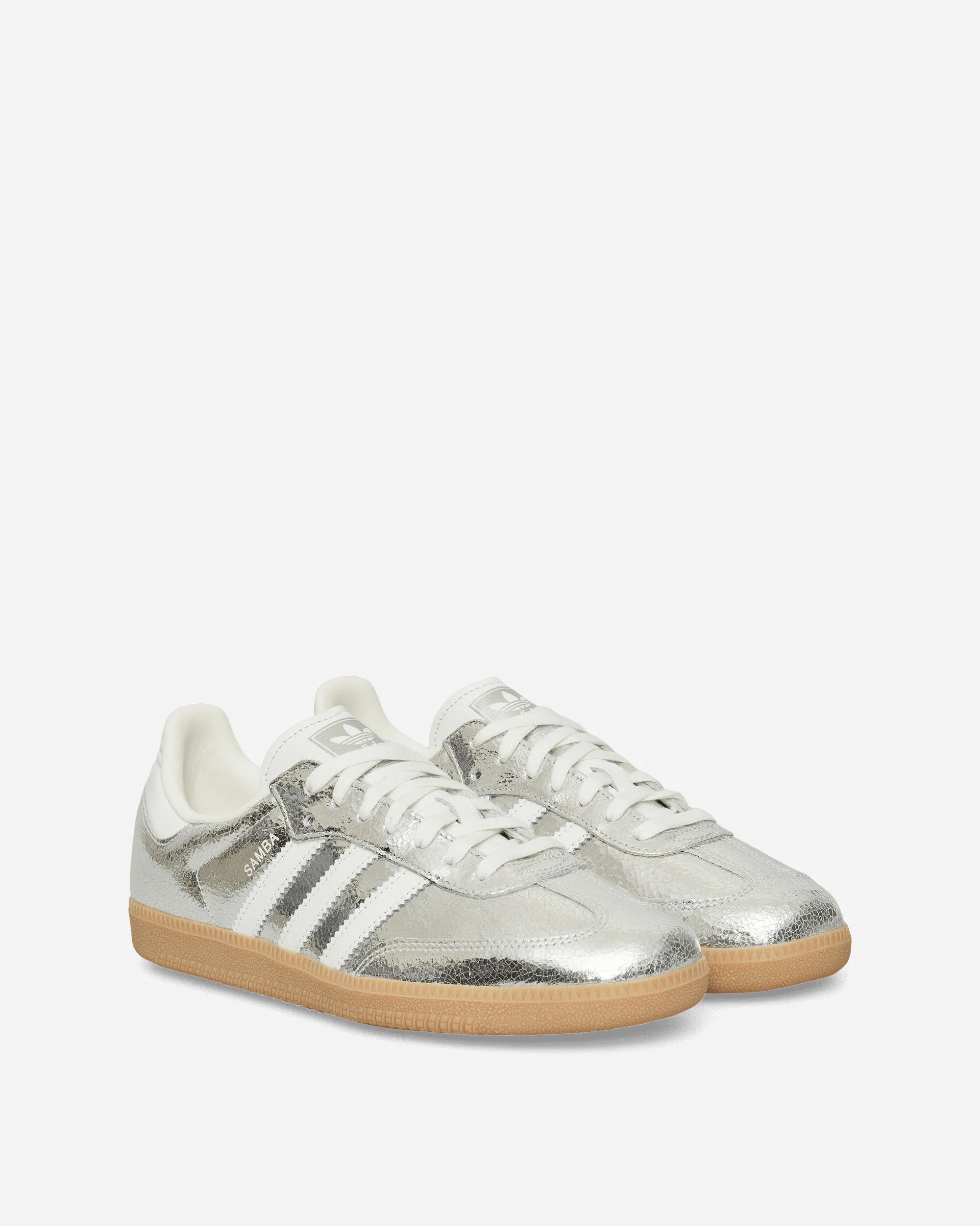 Motion Control Technology Women's Samba OG Sneakers Silver Metallic / Cloud White