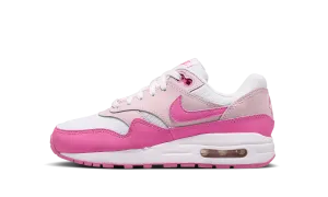 Air Max 1 Grade School "White Pink Foam" Minimalist Shoe Design collector's shoes