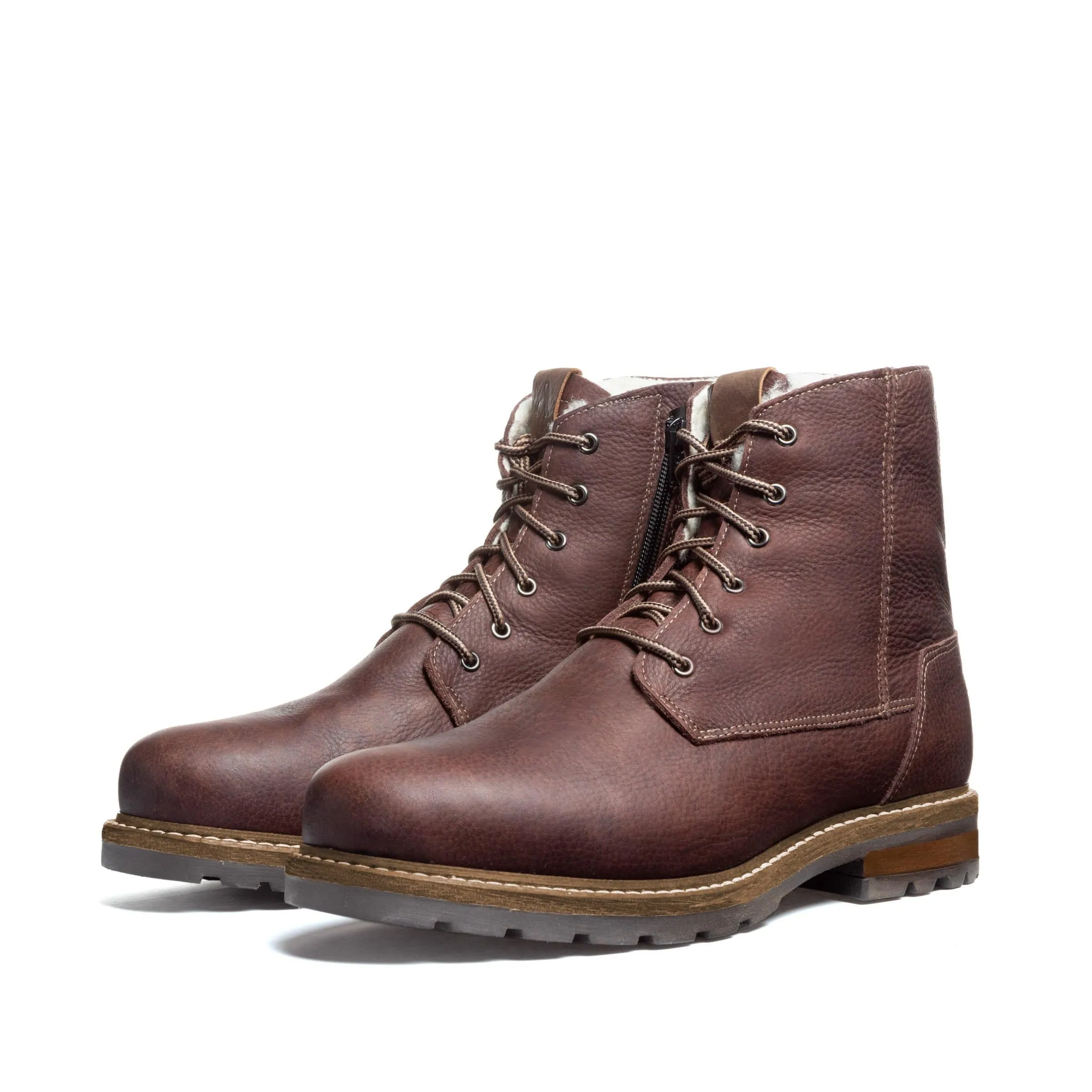 Anfibio Winter Side Zip Wool Lined Boot - VIKTOR # 9312 Eco Material Rough Terrain