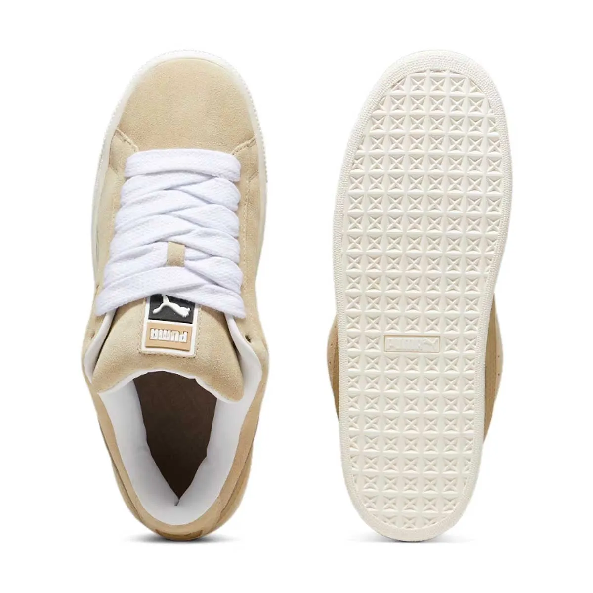 least walking indoor shoe features Suede XL 'Putty Warm White'