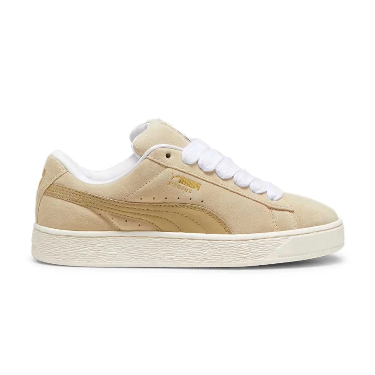 Suede XL 'Putty Warm White' toe roomy track and field athletes - specific functions