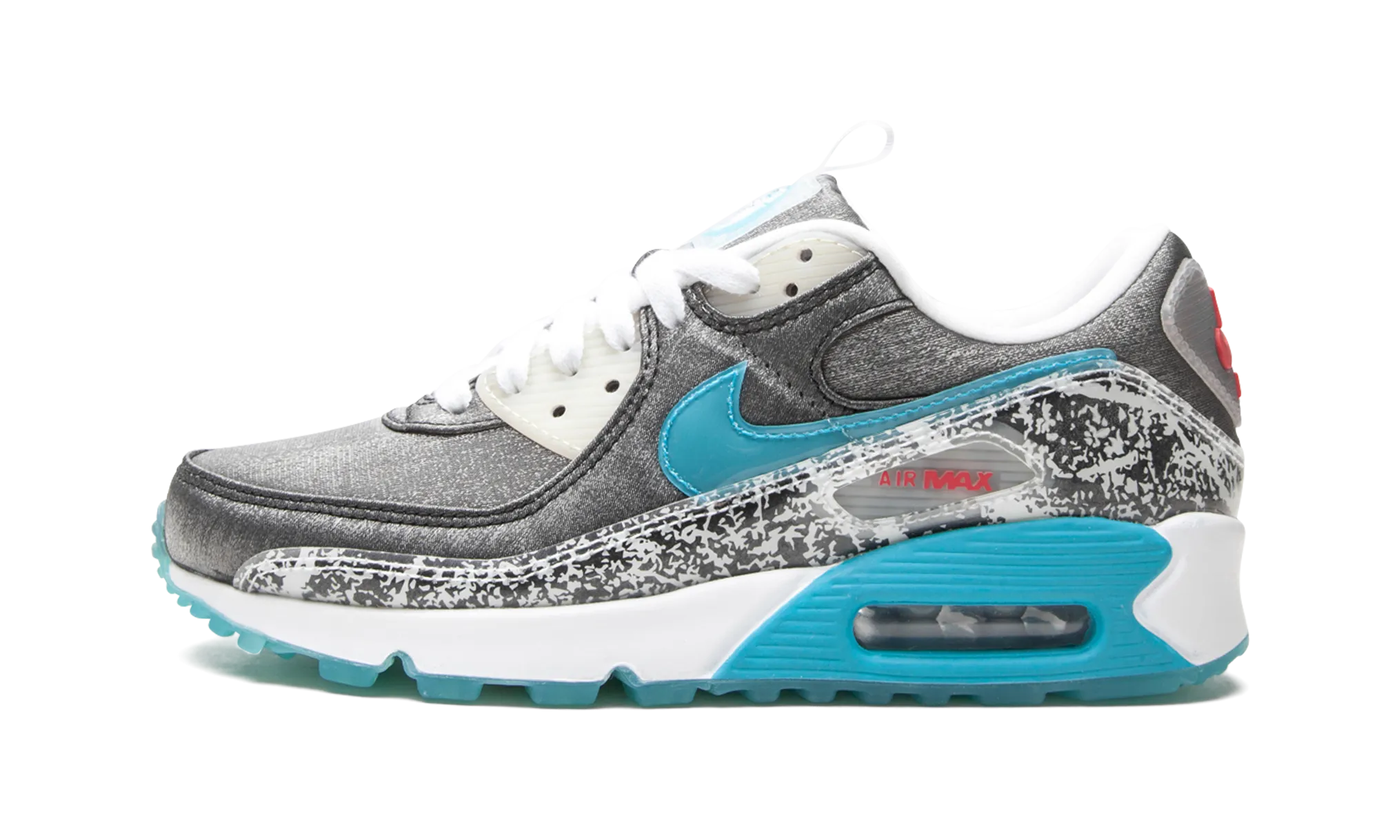 AIR MAX 90 MNS WMNS "Rice Ball" metal - surface shoes bright headlamp