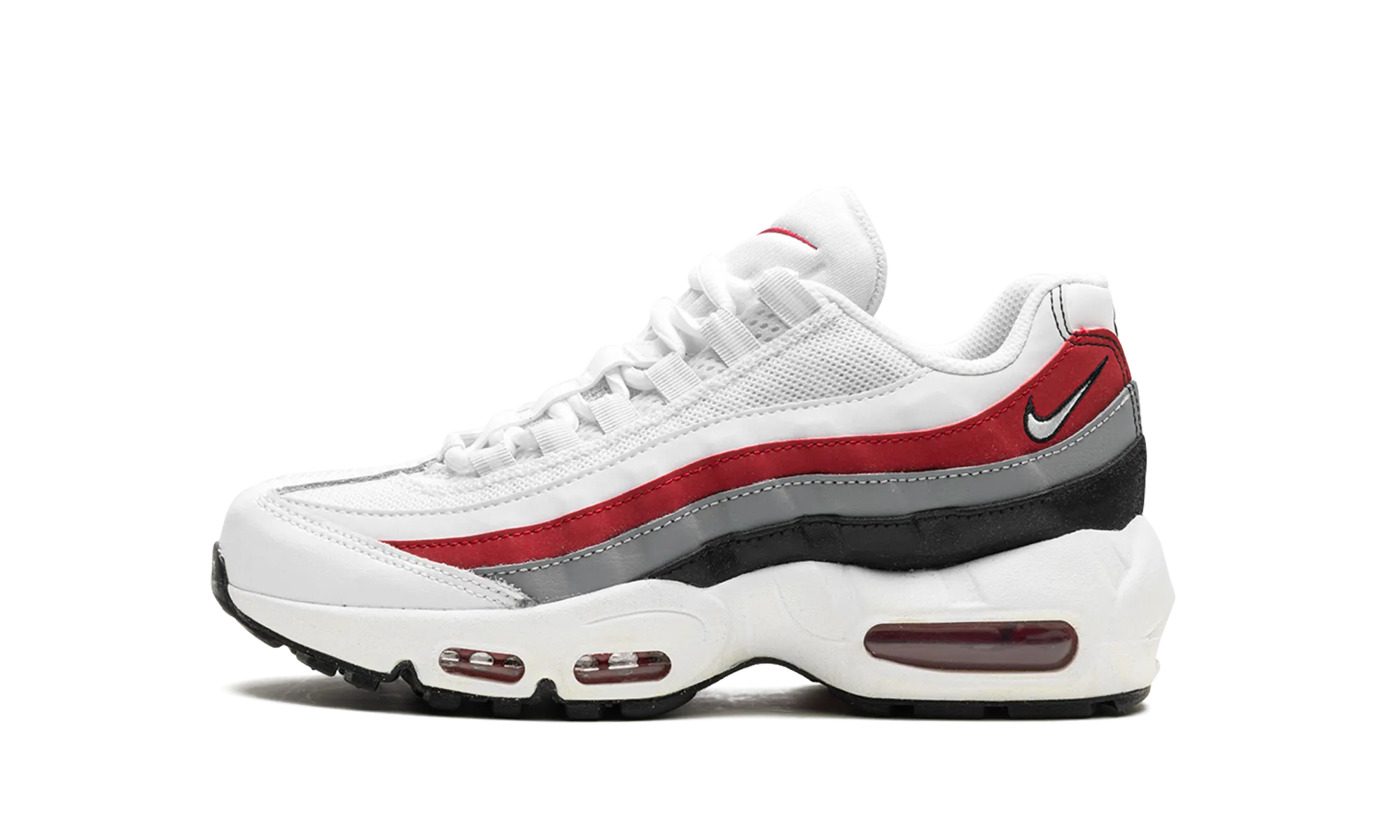 Air Max 95 Recraft GS "Black Varsity Red" Grip Technology sprint - specific shoes