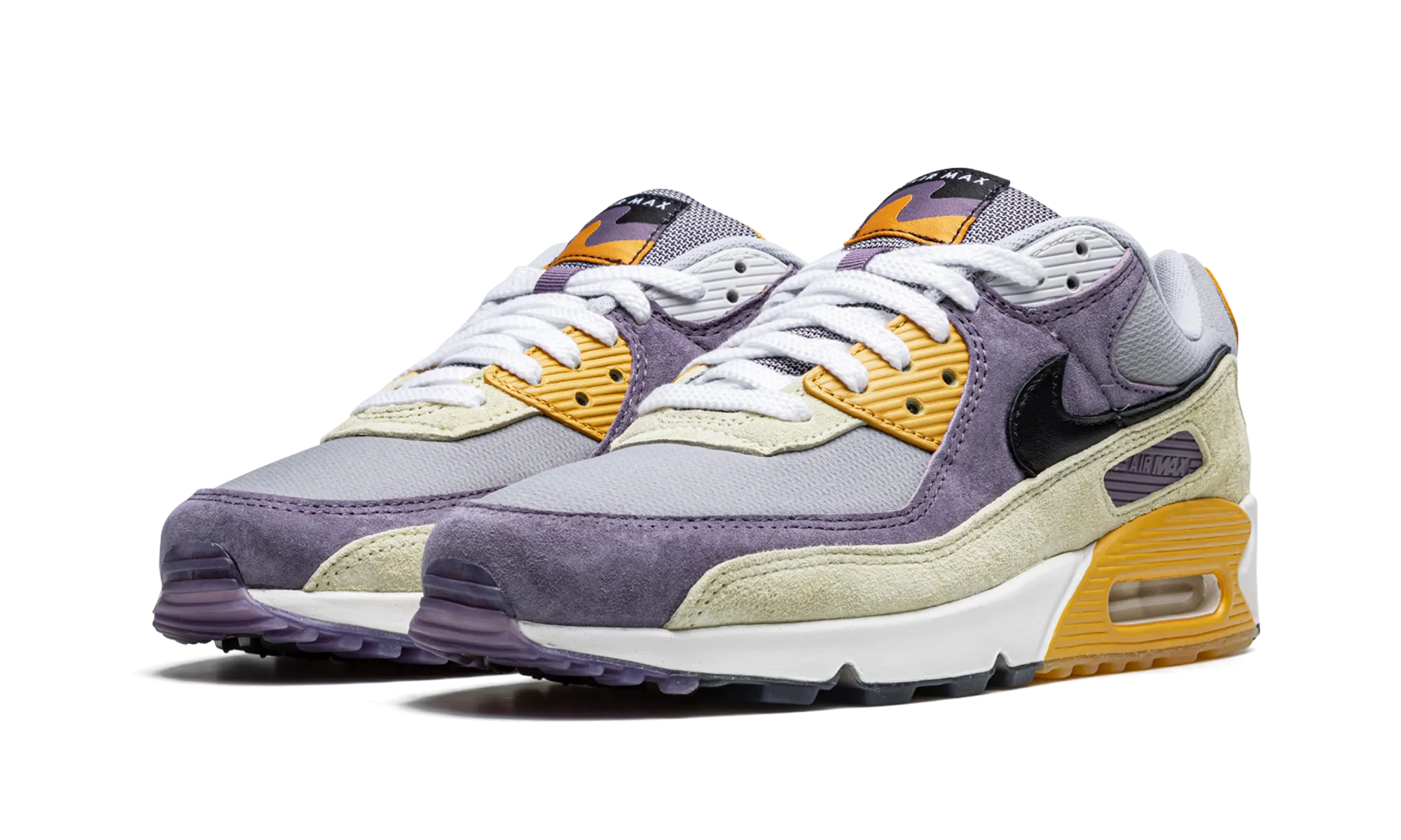 Durable Fabric futuristic - themed running wear Air Max 90 NRG "Lemon Drop"