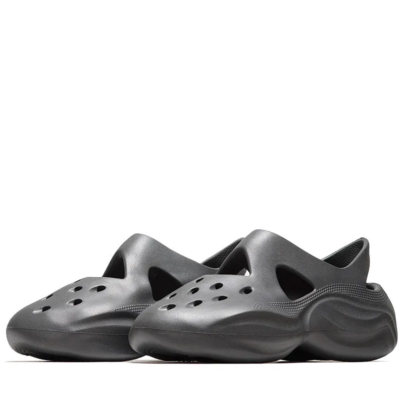Trendy Footwear for Summer Street Walk Dingyun Zhang x Crocs Diffuser - Black Sand