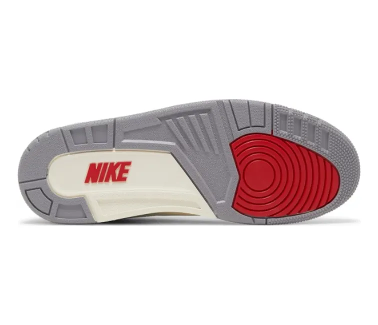 LongLasting Men's Nike Air Jordan 3 Retro (White Cement Reimagined)