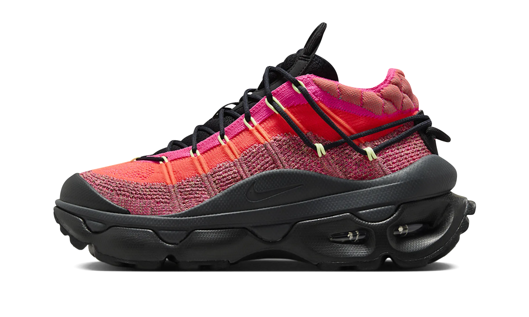 spandex shoes Noon Air Max Flyknit Venture WMNS "Hyper Pink Black"