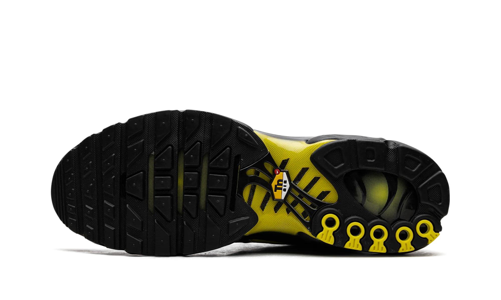 Air Max Plus "Wolf Grey Opti Yellow" treadmill workout running shoes sweat - wicking shoes