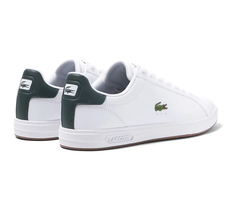 Men's Lacoste Graduate Pro 222 1 SMA (White/Dark Green) Track Support Multi Look