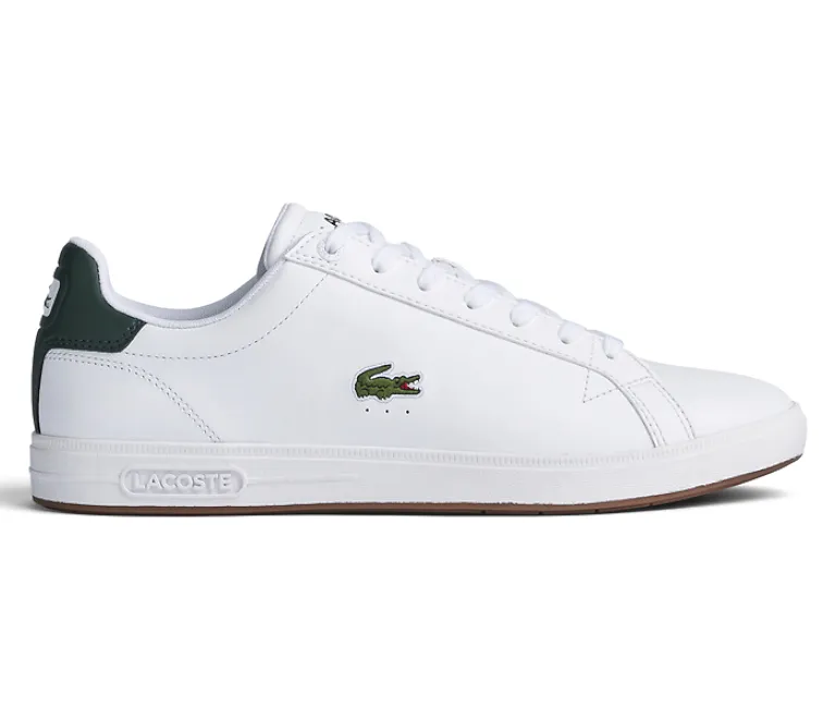 Men's Lacoste Graduate Pro 222 1 SMA (White/Dark Green) Urban Style