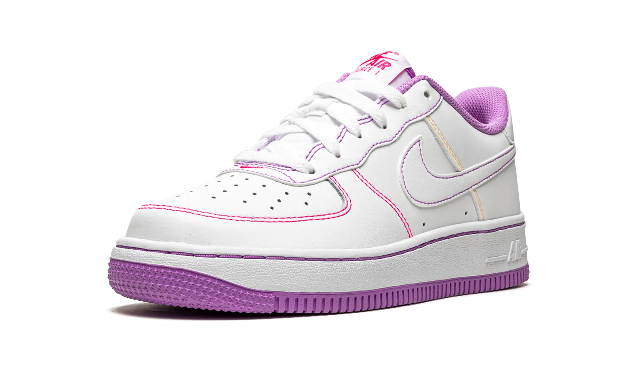 Street Grip Air Force 1 Low GS "Contrast Stitch - Fuchsia Glow"